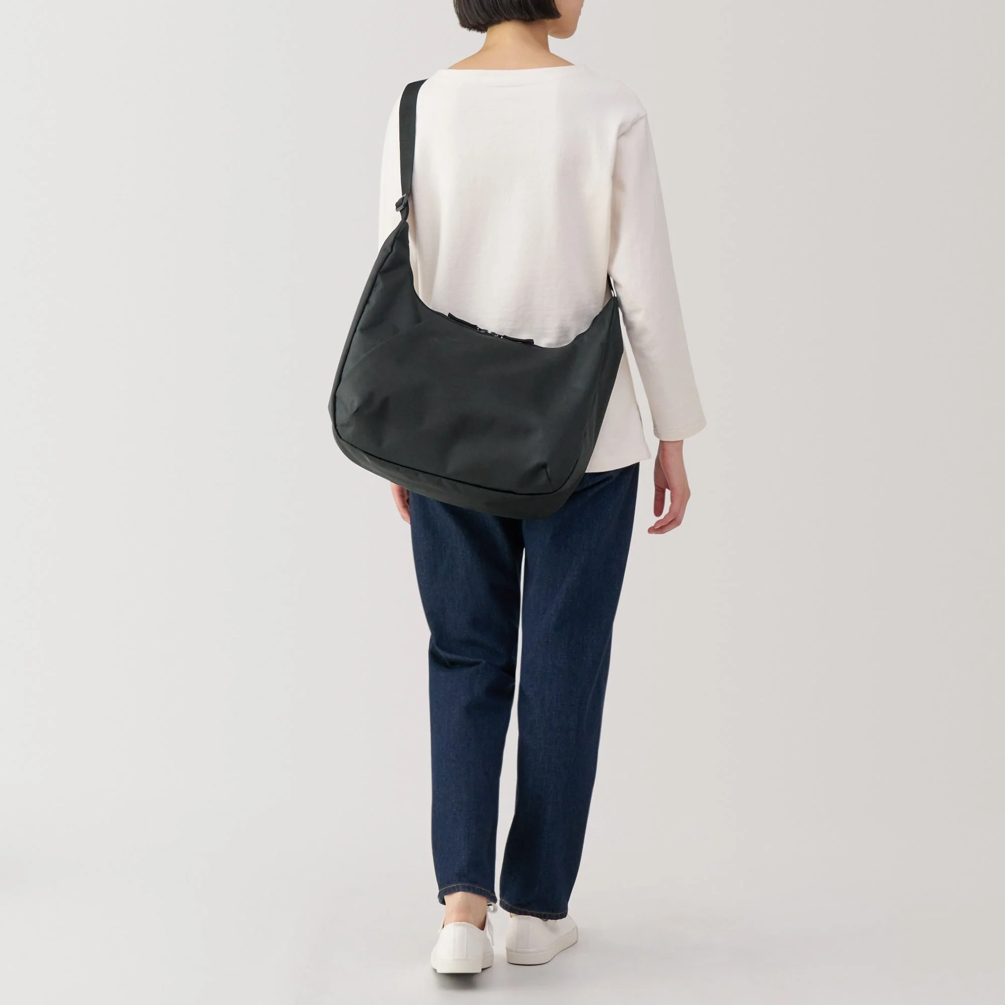 Water Repellent 2-Way Shoulder Bag - Image 9