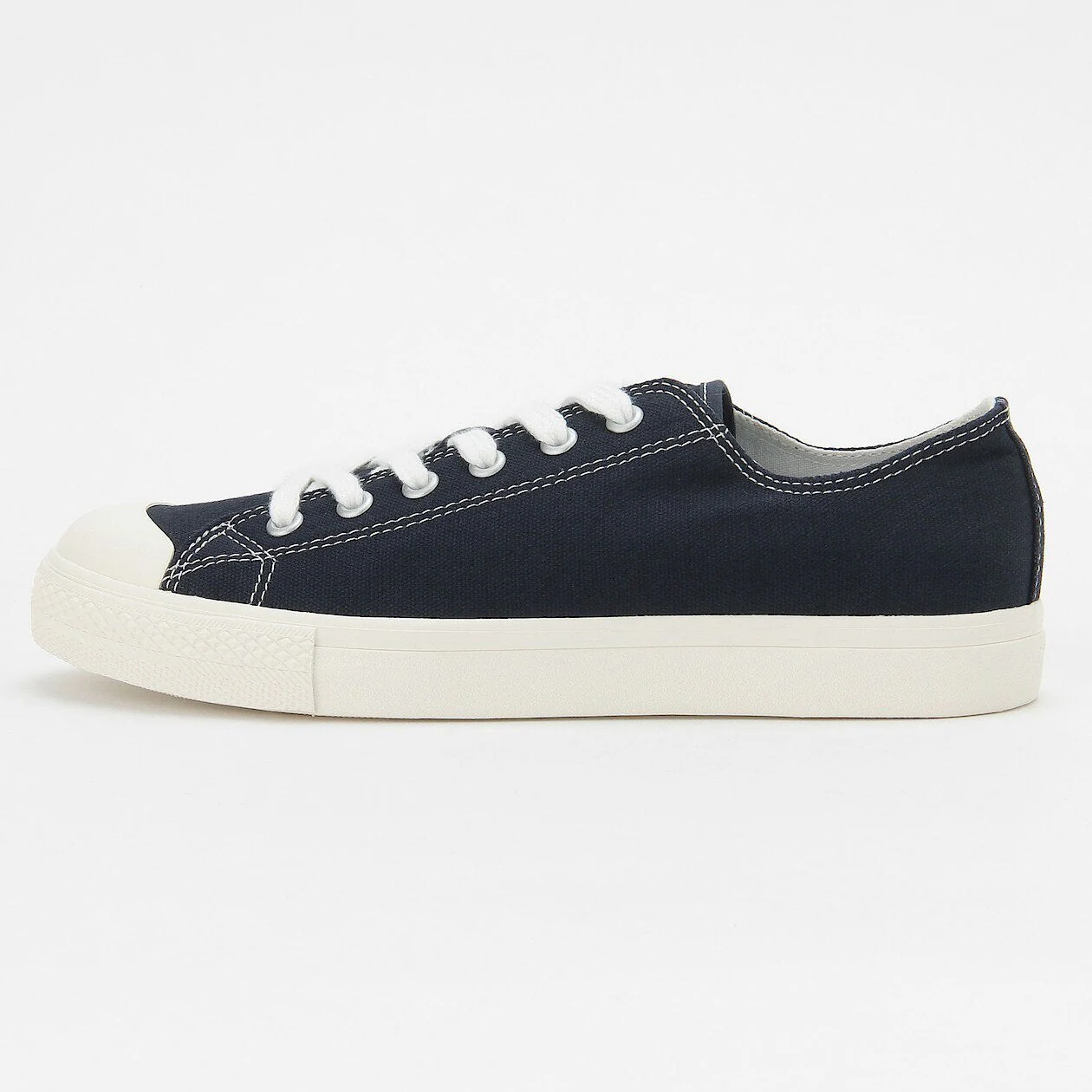Water Repellent Cushioned Sneakers with Laces Navy - Image 5