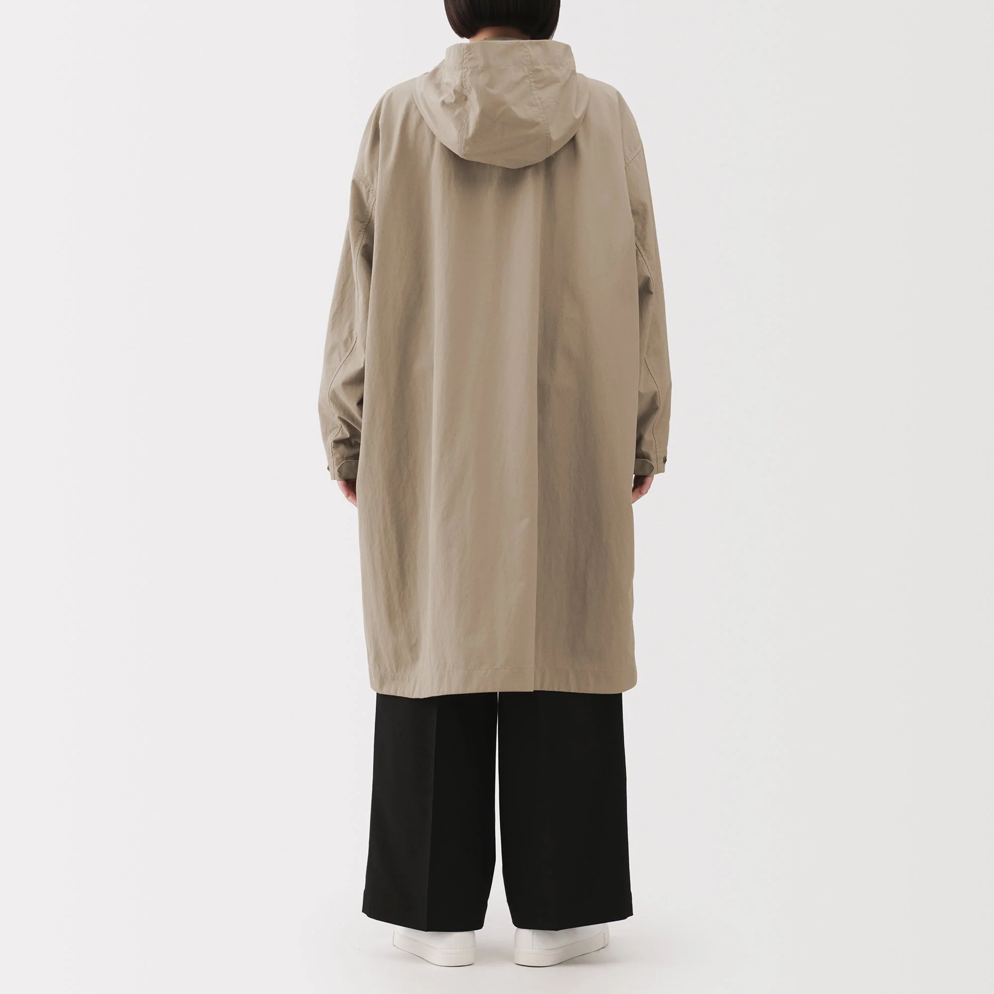 Water Repellent Hooded Long Coat - Image 17