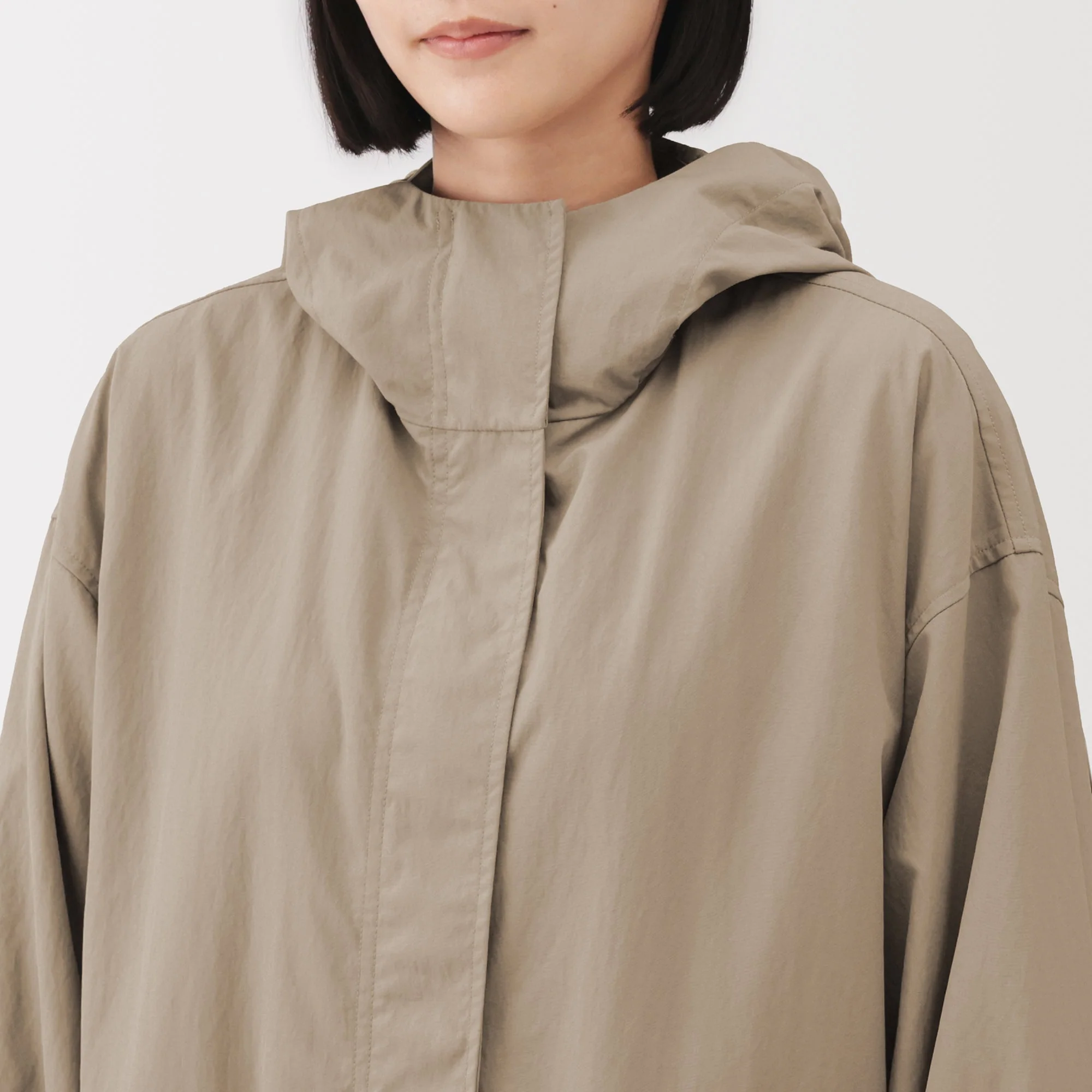 Water Repellent Hooded Long Coat - Image 18