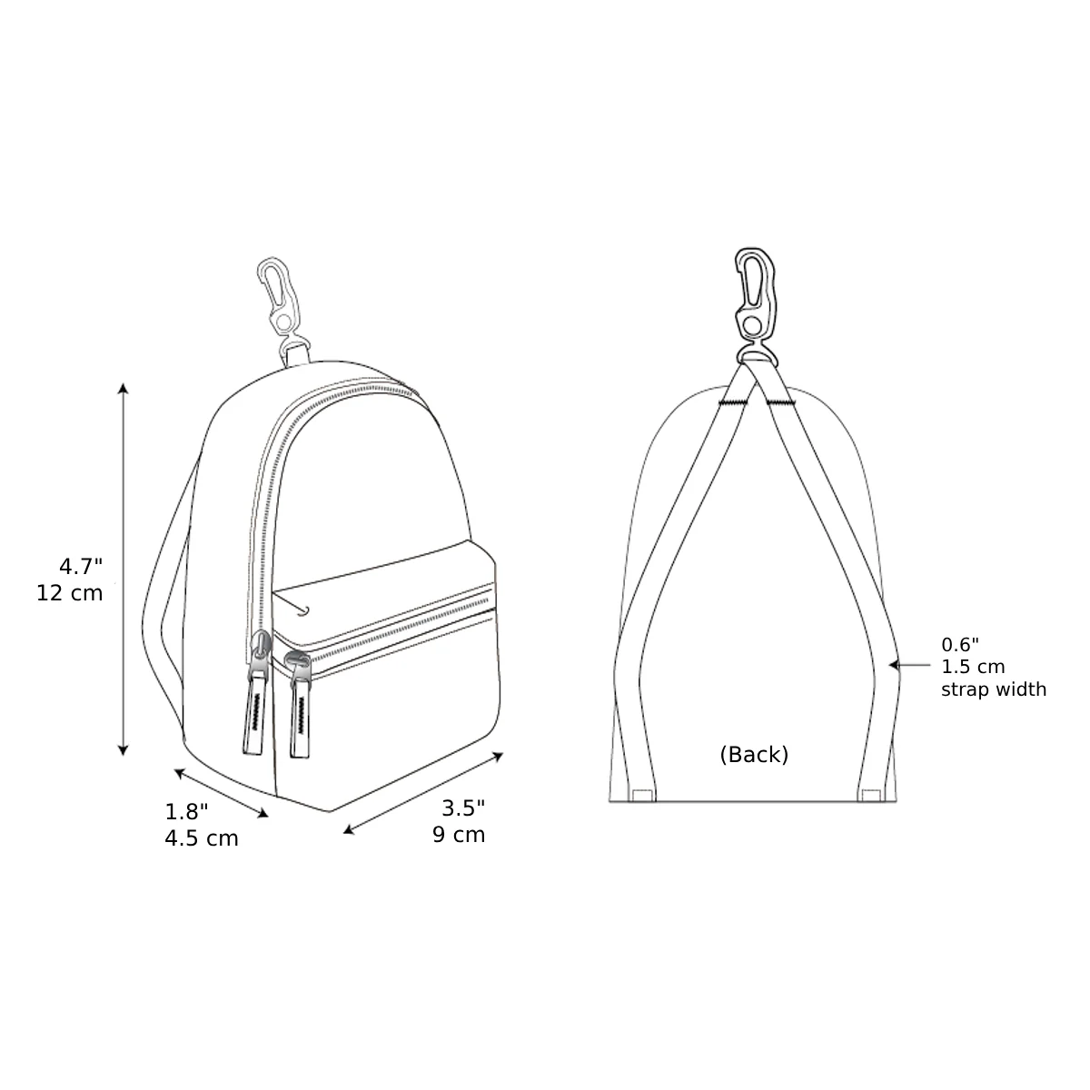 Water Repellent Mini Backpack - Image 20