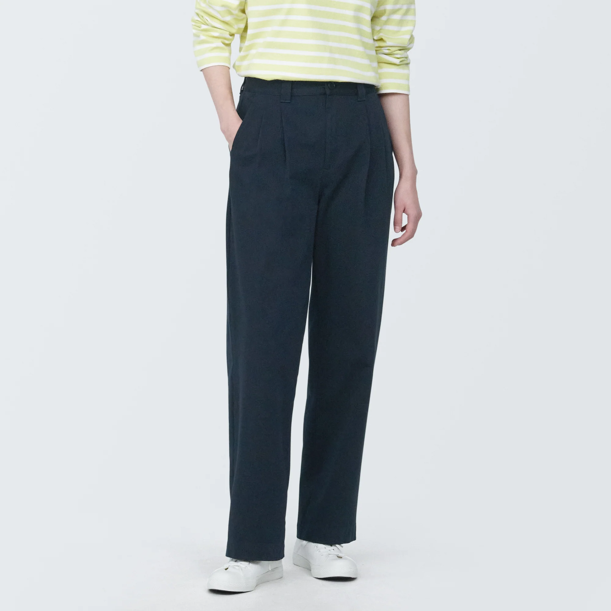 Women's 4-Way Stretch Chino Darted Wide Pants - Image 13