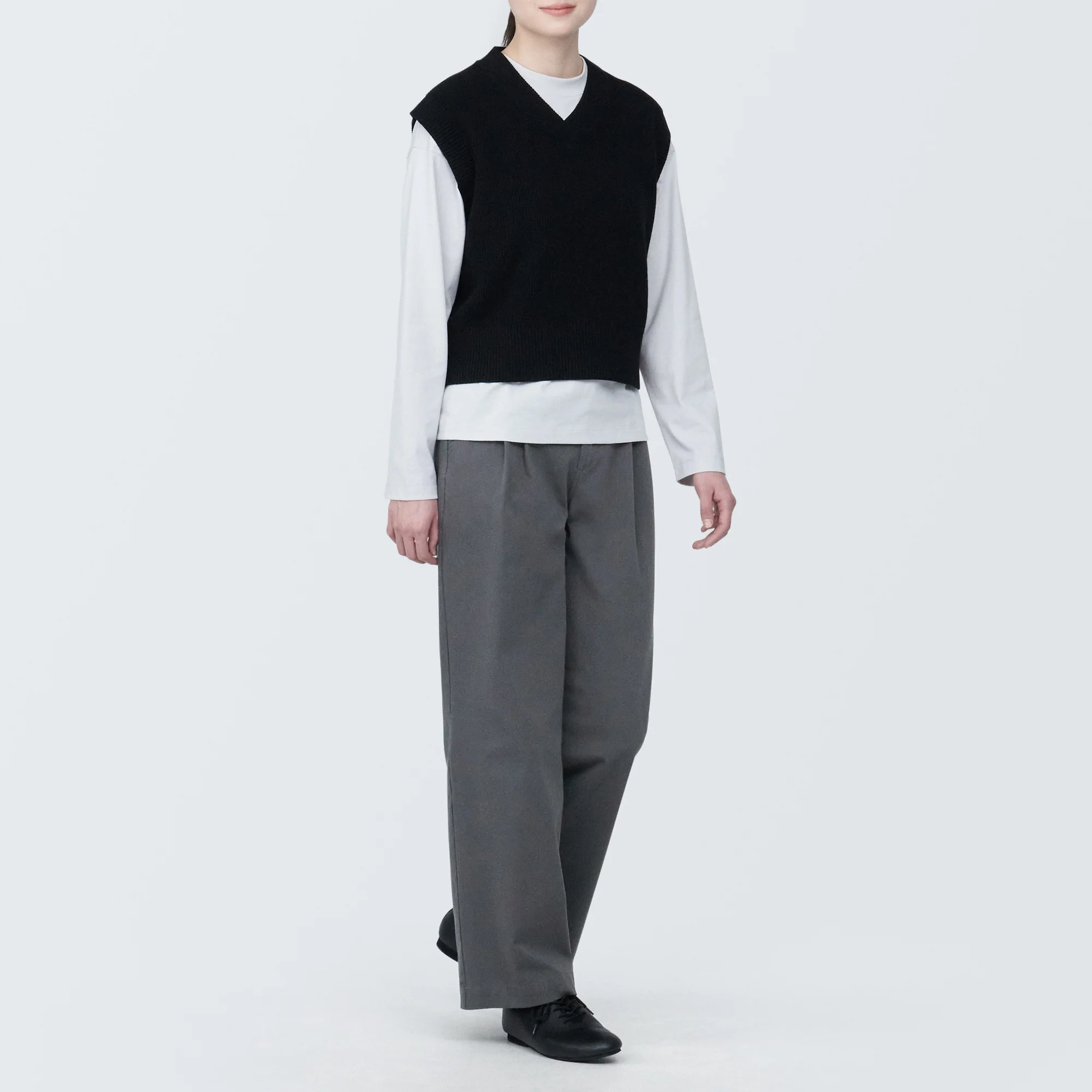 Women's 4-Way Stretch Chino Darted Wide Pants - Image 24