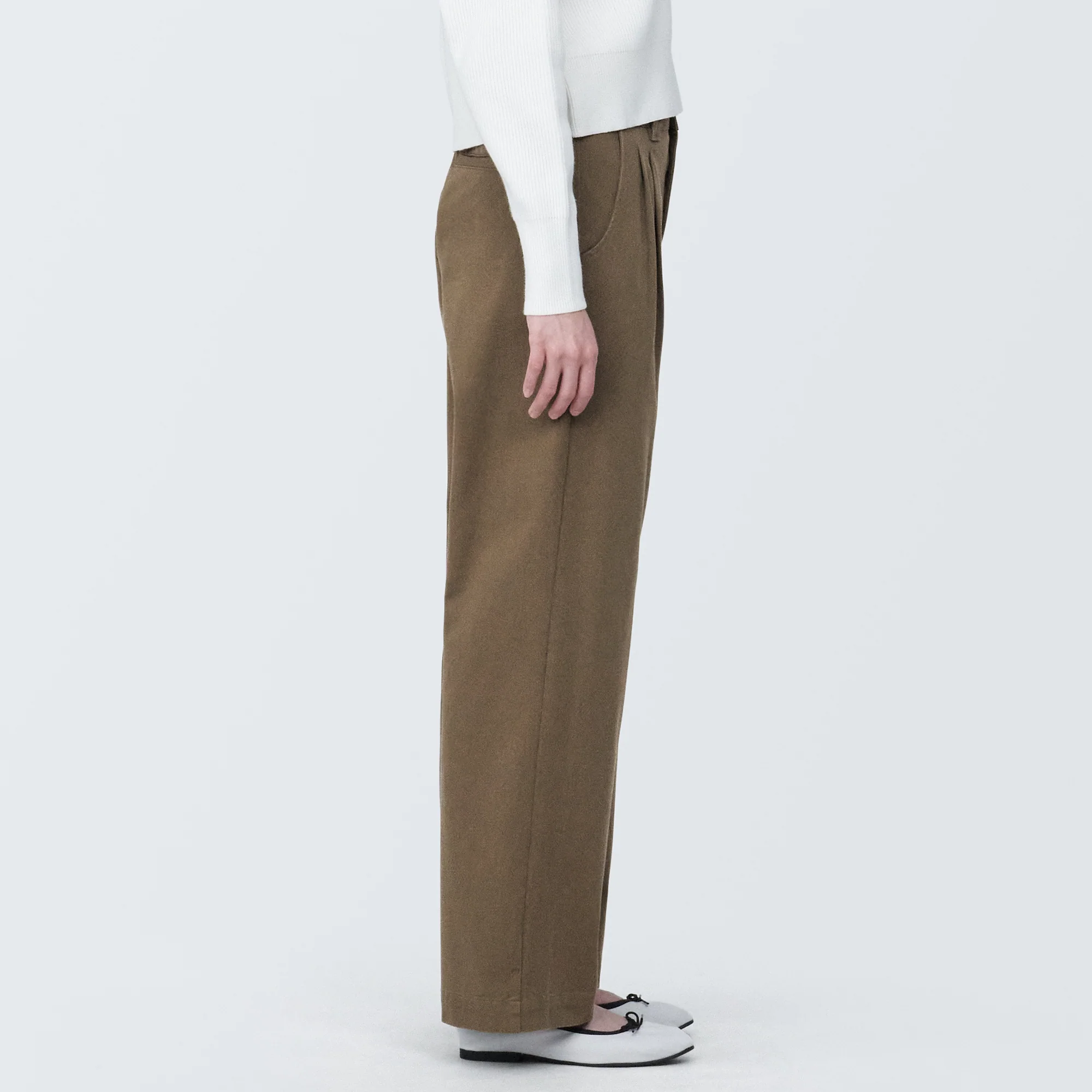 Women's 4-Way Stretch Chino Darted Wide Pants - Image 35