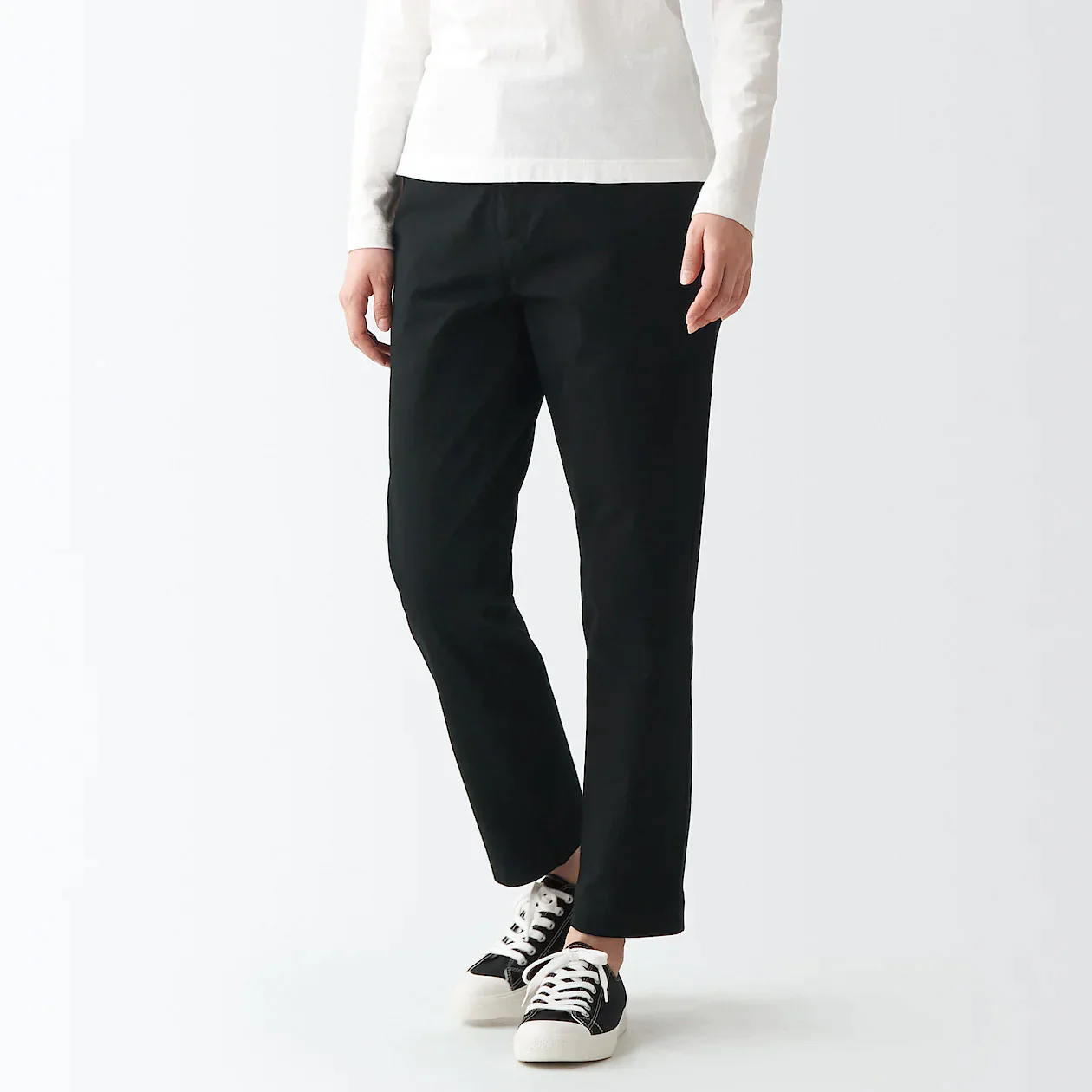 Women's 4-Way Stretch Chino Slim Tapered Pants (L 30inch / 75cm) - Image 12
