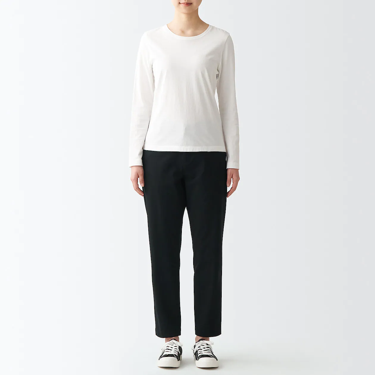 Women's 4-Way Stretch Chino Slim Tapered Pants (L 30inch / 75cm) - Image 13