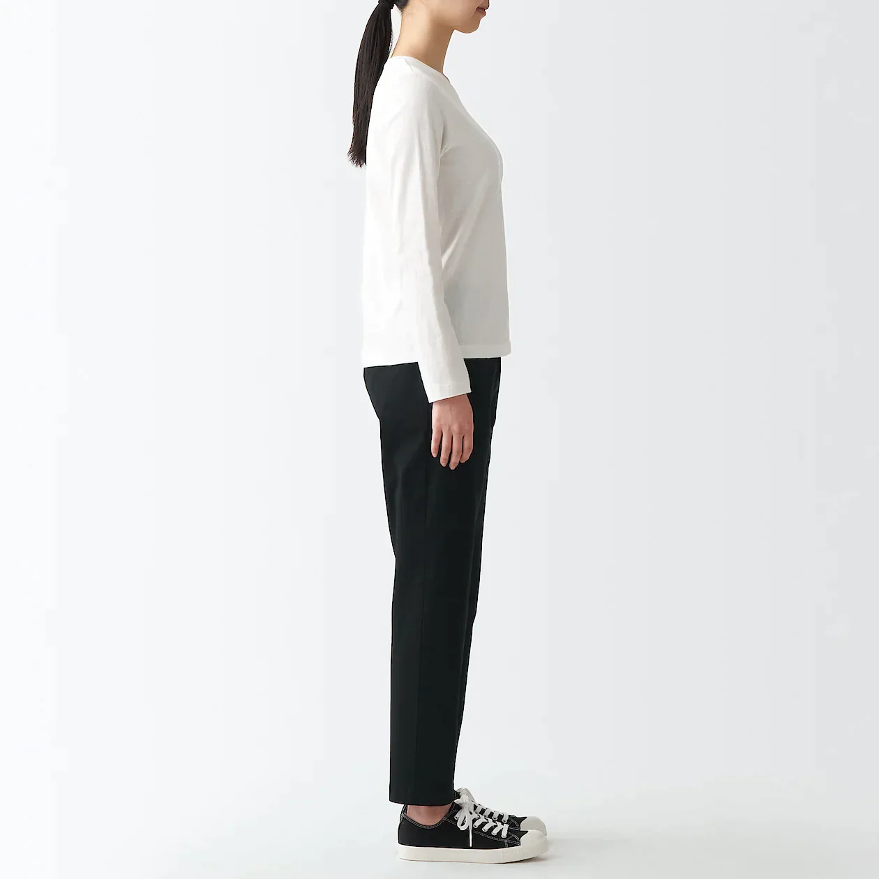 Women's 4-Way Stretch Chino Slim Tapered Pants (L 30inch / 75cm) - Image 14