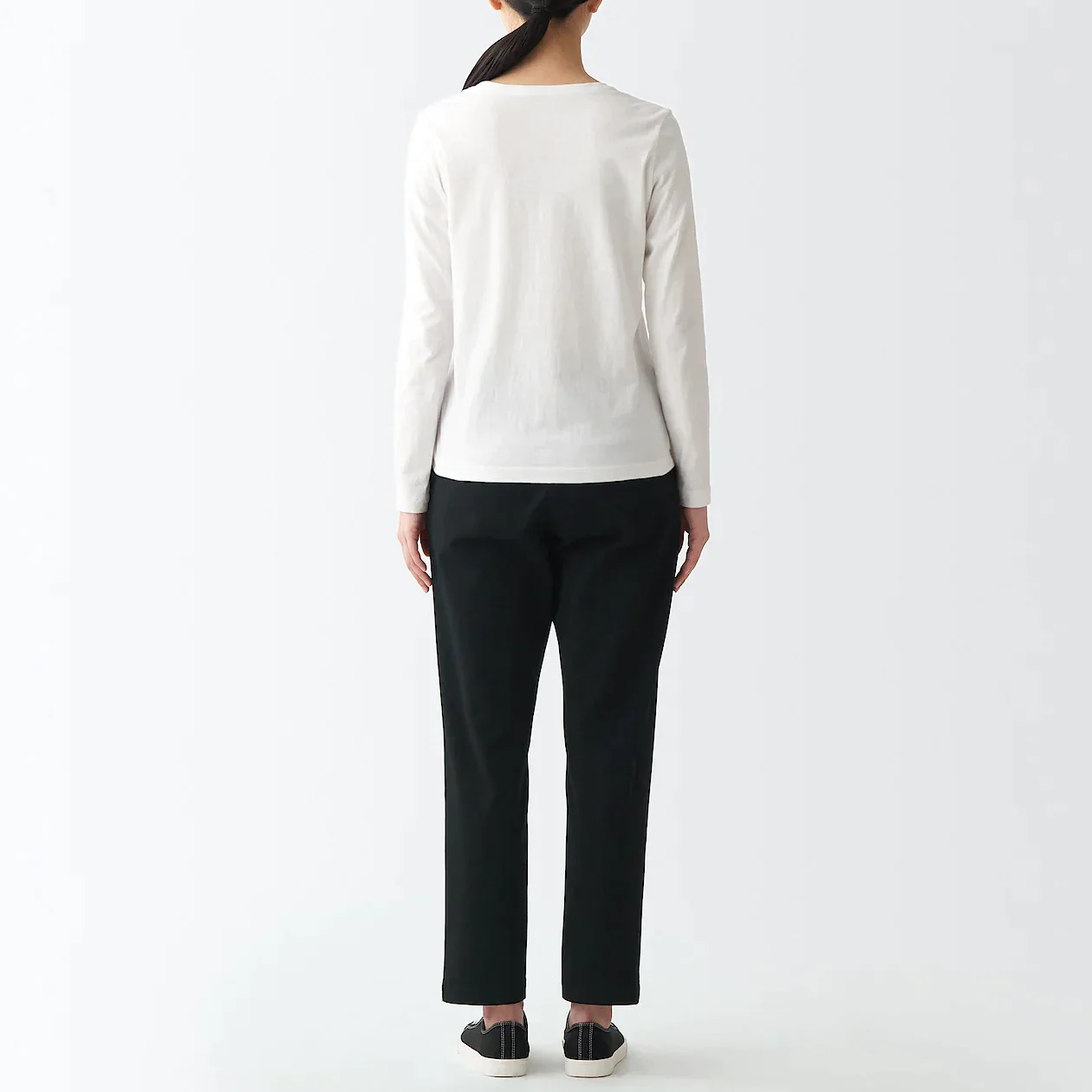Women's 4-Way Stretch Chino Slim Tapered Pants (L 30inch / 75cm) - Image 15