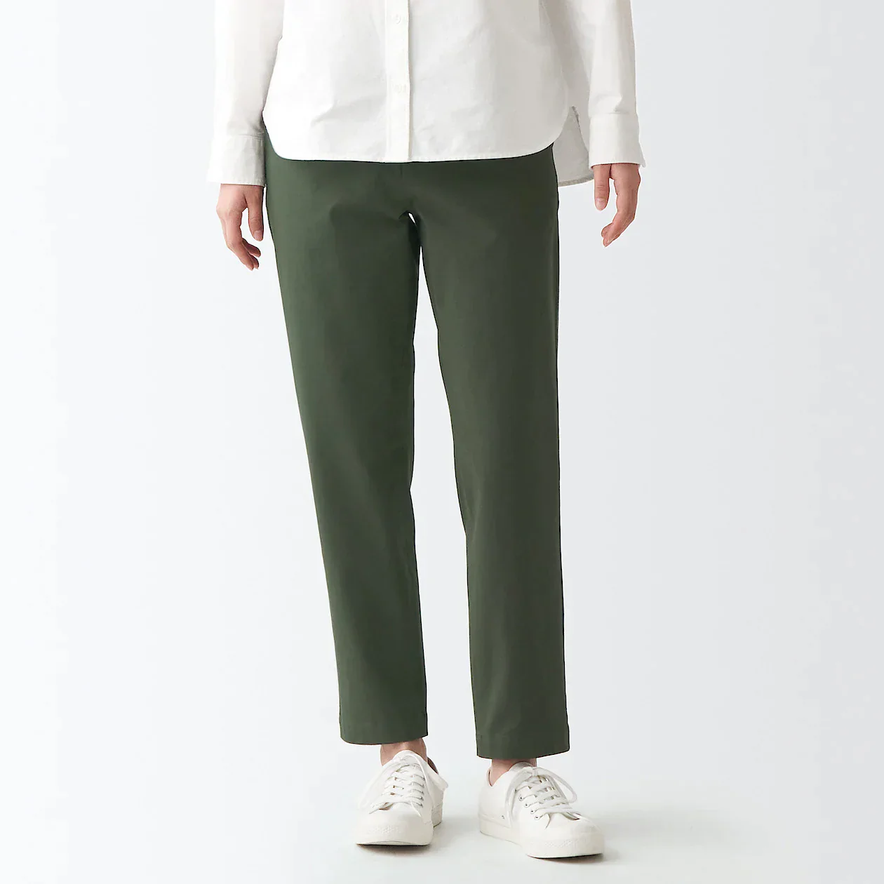 Women's 4-Way Stretch Chino Slim Tapered Pants (L 30inch / 75cm) - Image 22