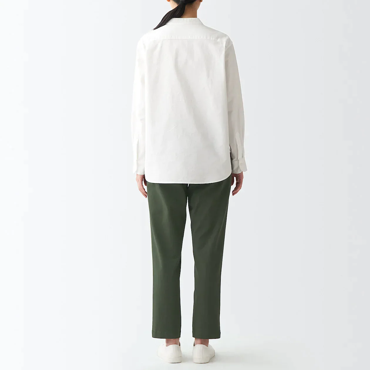 Women's 4-Way Stretch Chino Slim Tapered Pants (L 30inch / 75cm) - Image 25