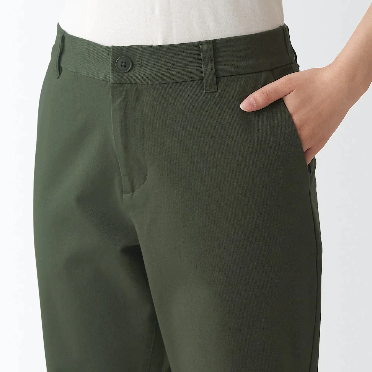 Women's 4-Way Stretch Chino Slim Tapered Pants (L 30inch / 75cm) - Image 27