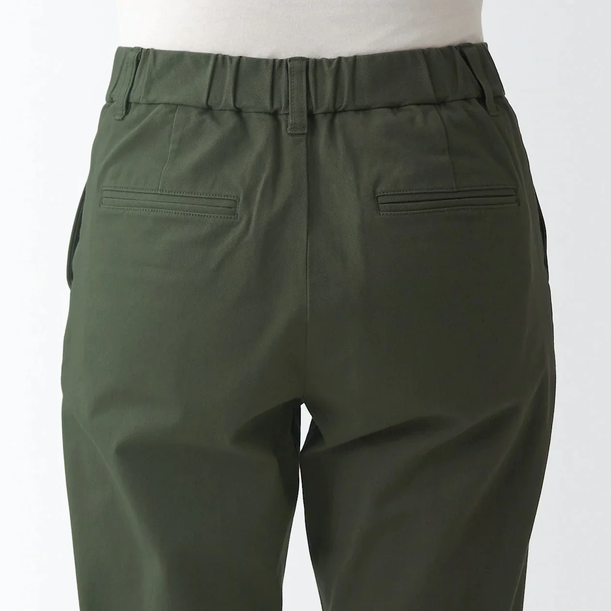 Women's 4-Way Stretch Chino Slim Tapered Pants (L 30inch / 75cm) - Image 28