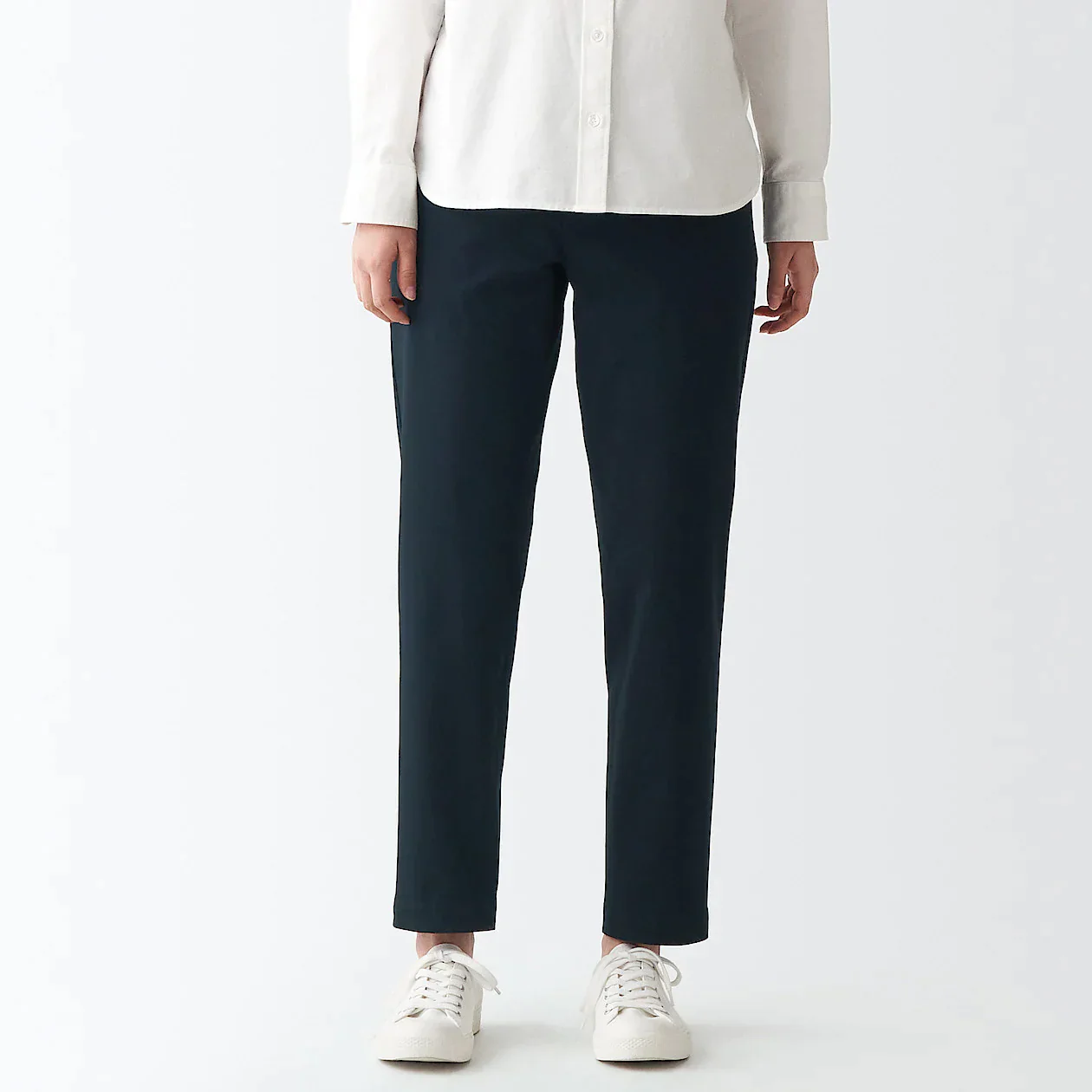 Women's 4-Way Stretch Chino Slim Tapered Pants (L 30inch / 75cm) - Image 32