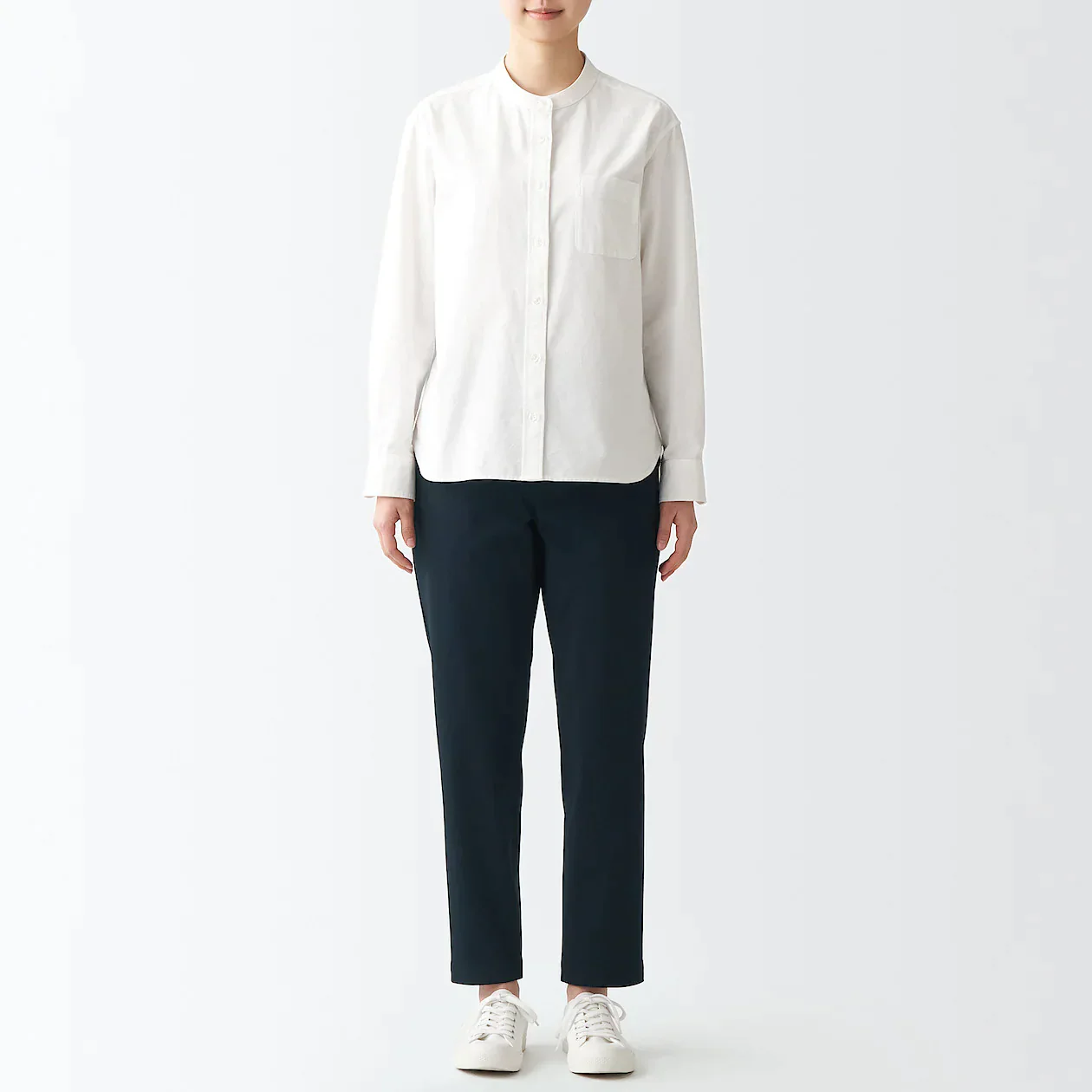 Women's 4-Way Stretch Chino Slim Tapered Pants (L 30inch / 75cm) - Image 33
