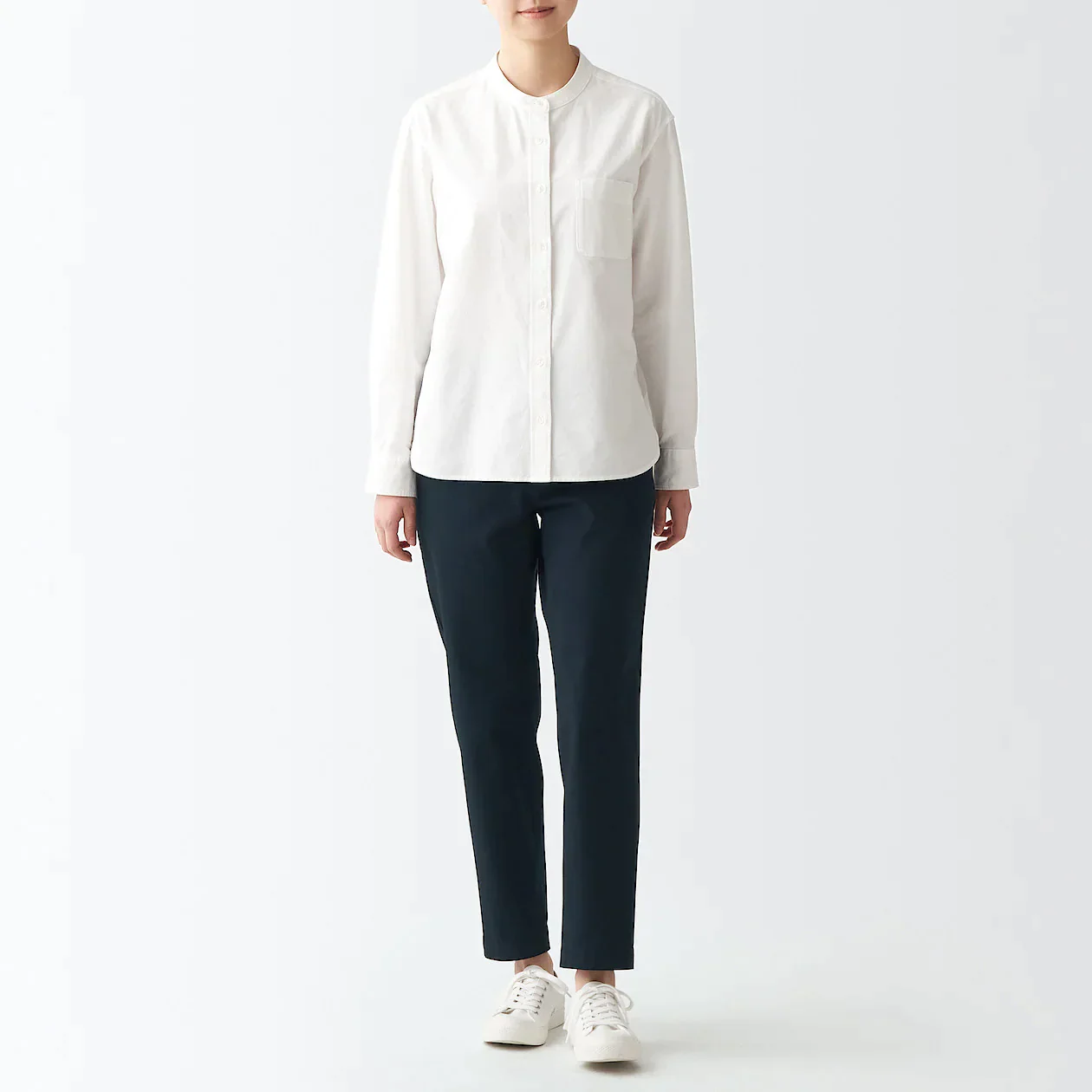 Women's 4-Way Stretch Chino Slim Tapered Pants (L 30inch / 75cm) - Image 36