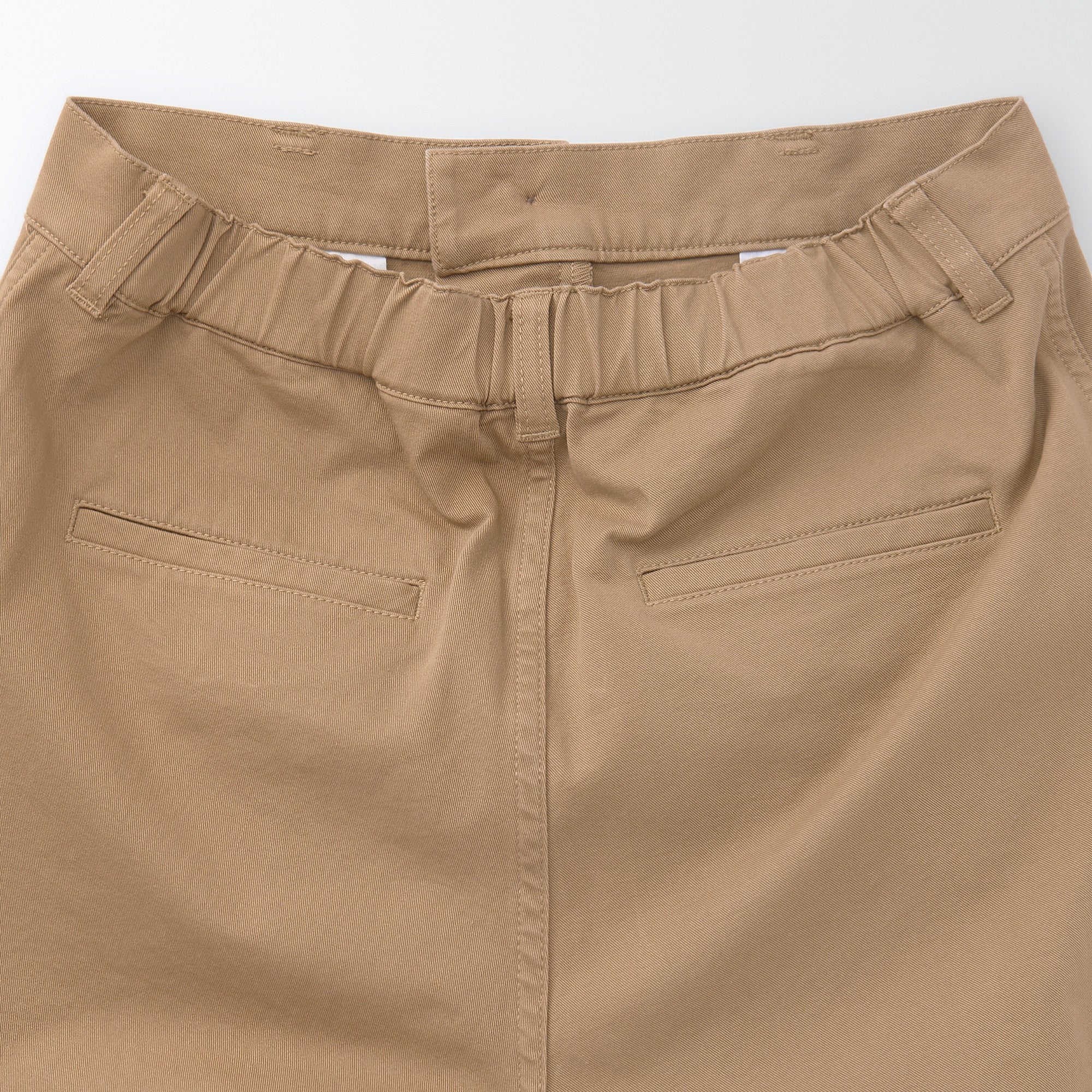 Women's 4-Way Stretch Chino Wide Straight Pants (L 31inch / 77cm) - Image 34
