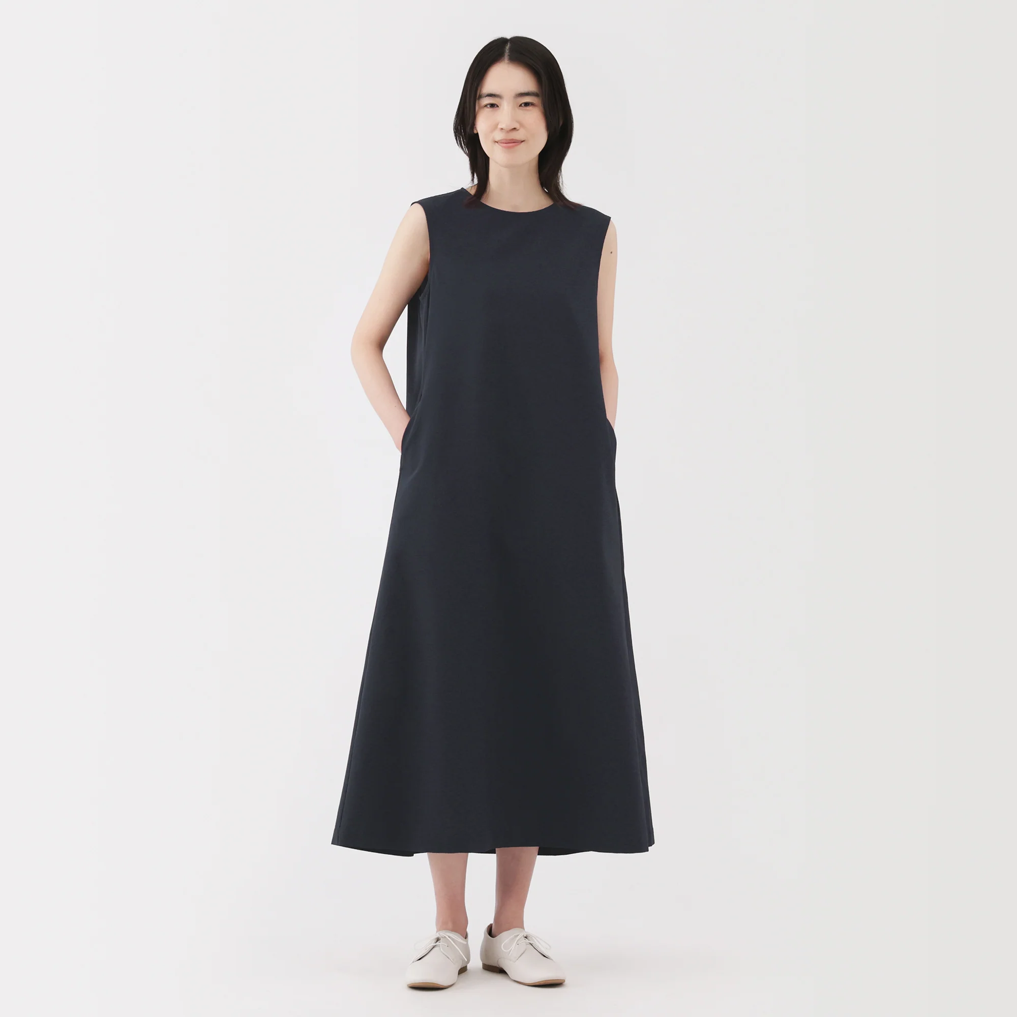 Women's Breathable Seersucker Sleeveless Dress - Image 13