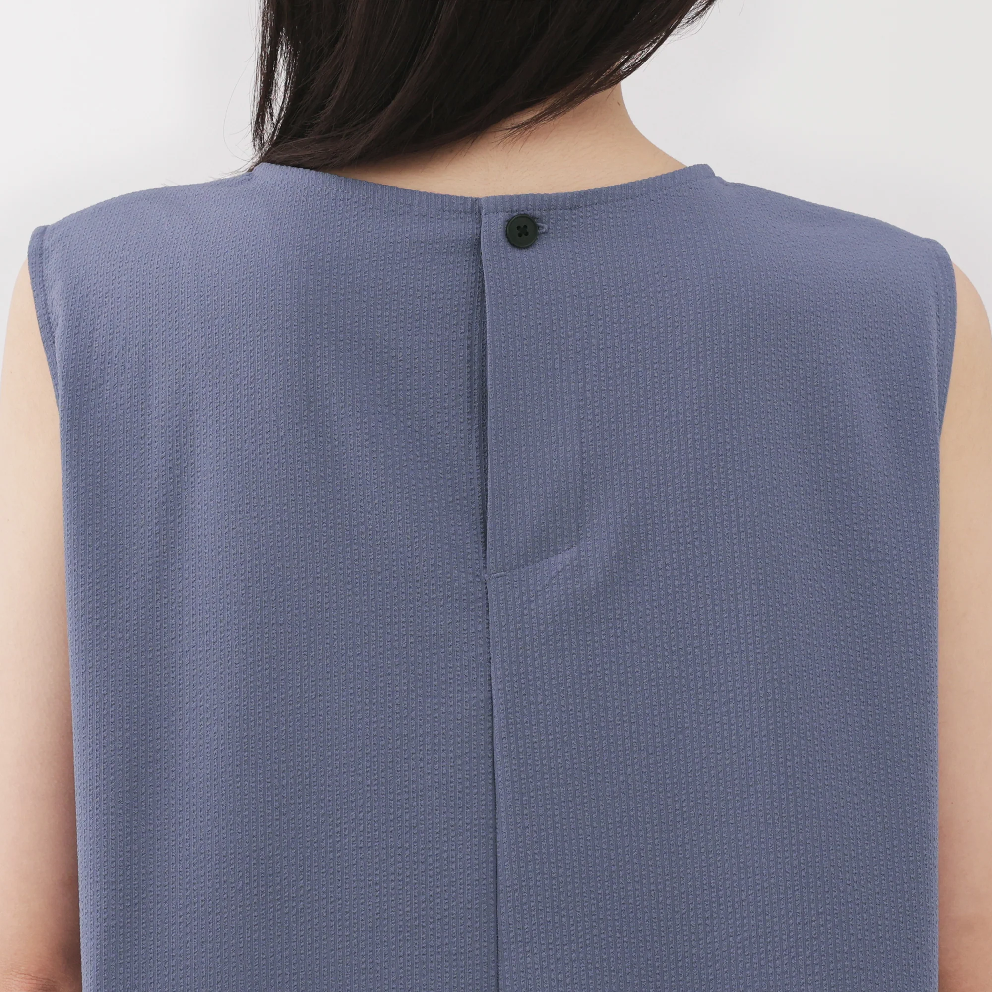 Women's Breathable Seersucker Sleeveless Dress - Image 8