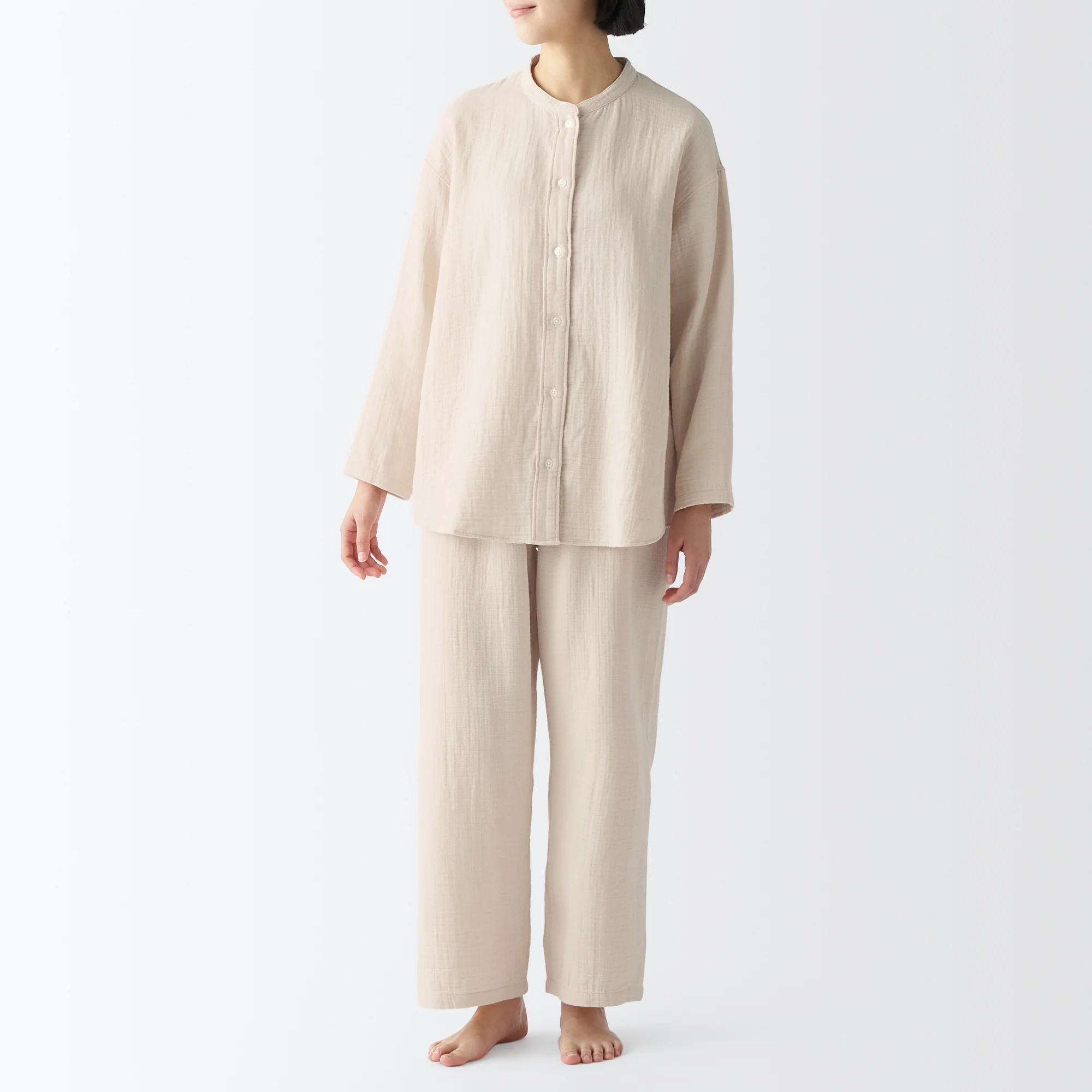 Women's Cheesecloth Gauze Pajamas - Image 3