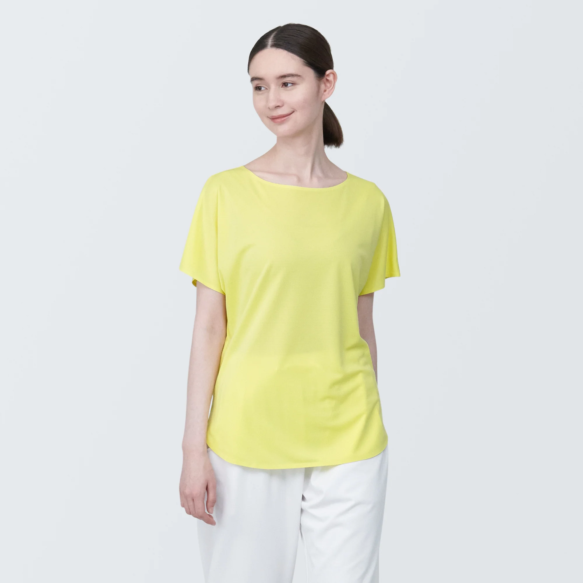 Women's Cool Touch Boat Neck Short Sleeve T-Shirt - Image 30