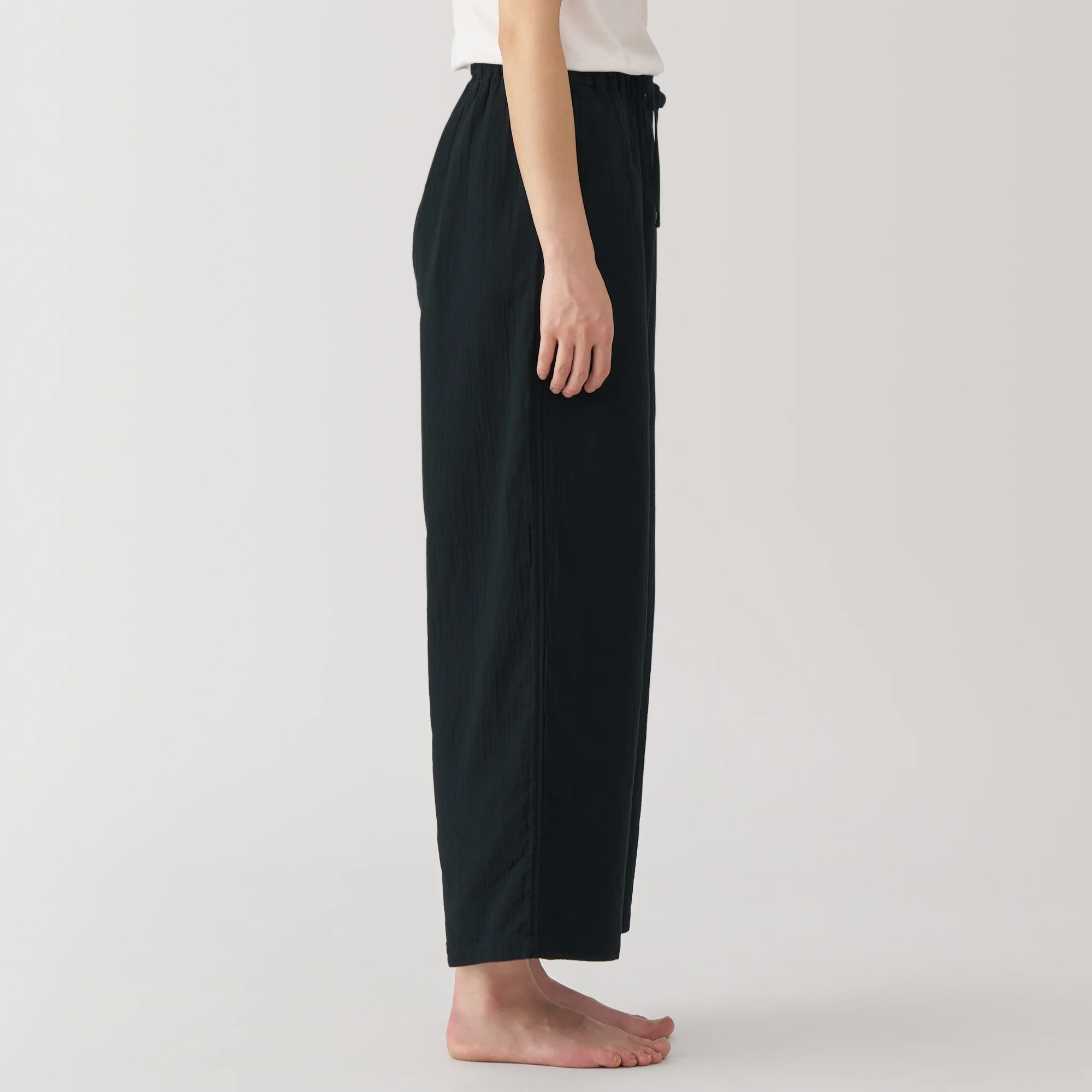 Women's Crinkle Gauze Long Pants - Image 13