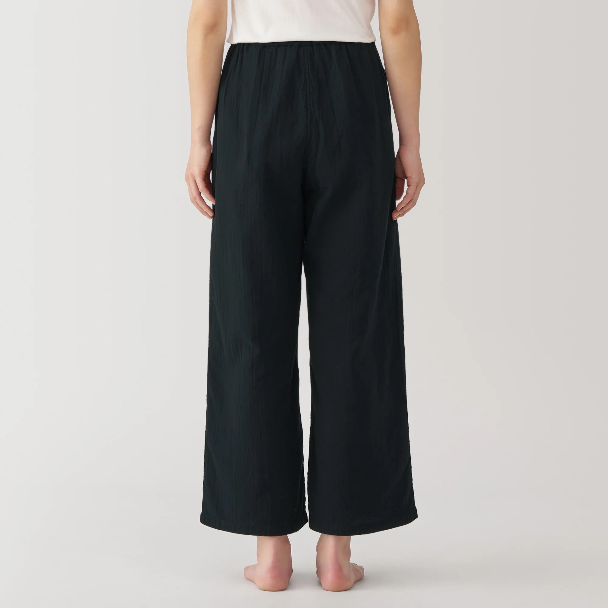 Women's Crinkle Gauze Long Pants - Image 14