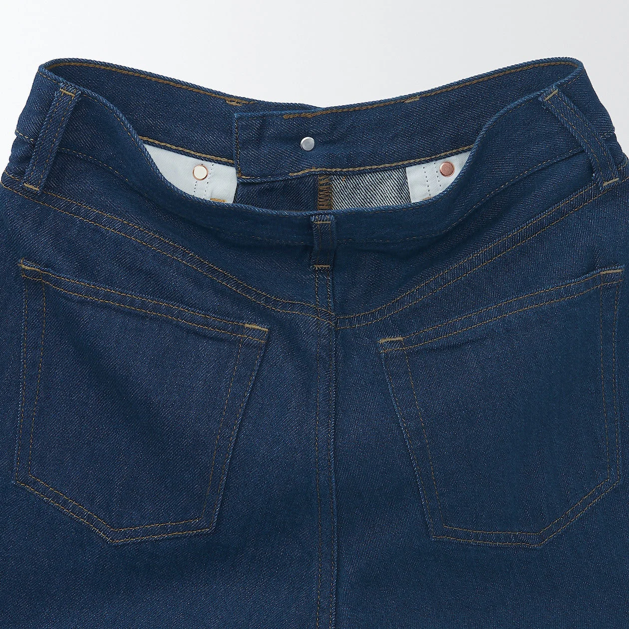 Women's Denim Regular Pants Blue - Image 10