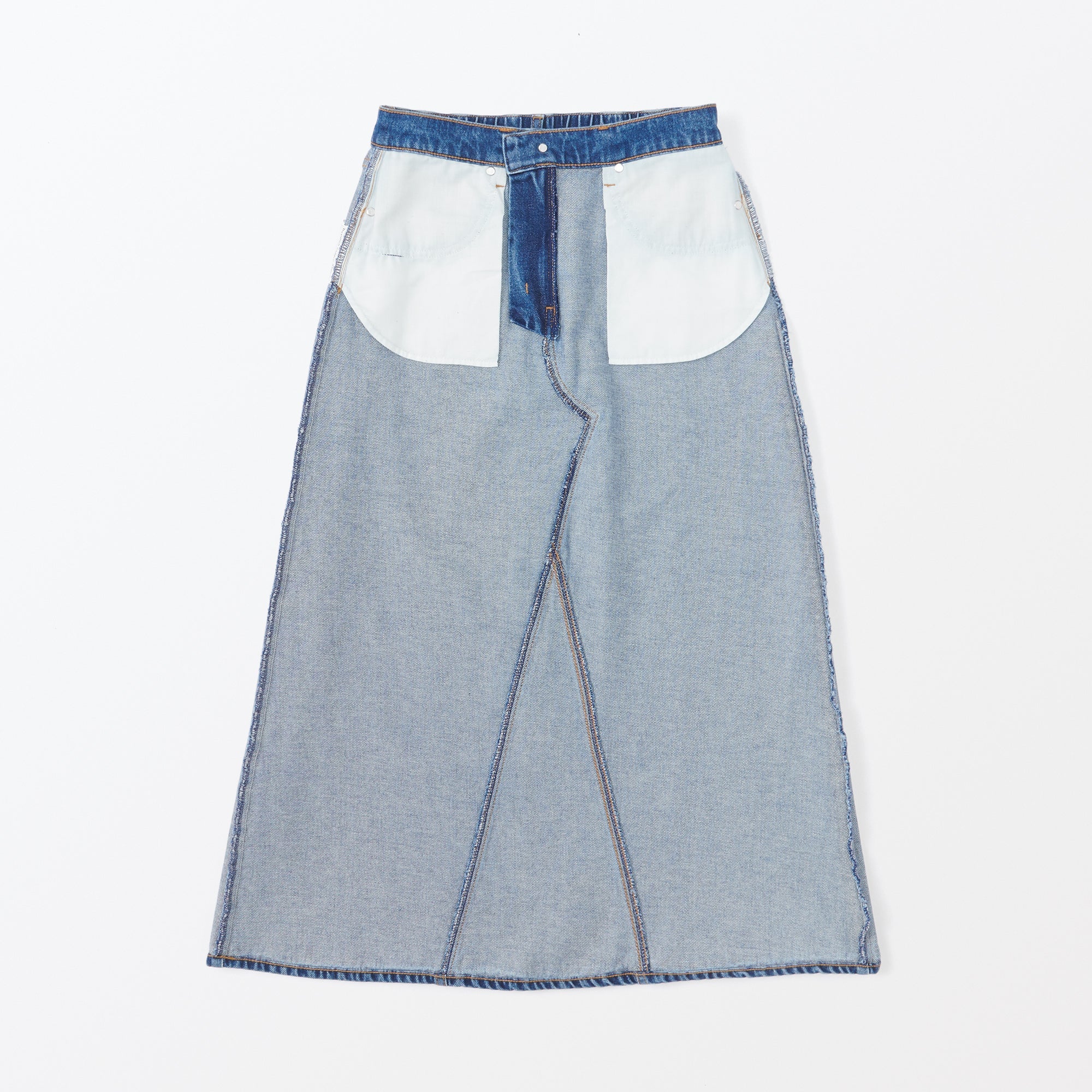Women's Kapok Blend Denim A-Line Skirt - Image 20