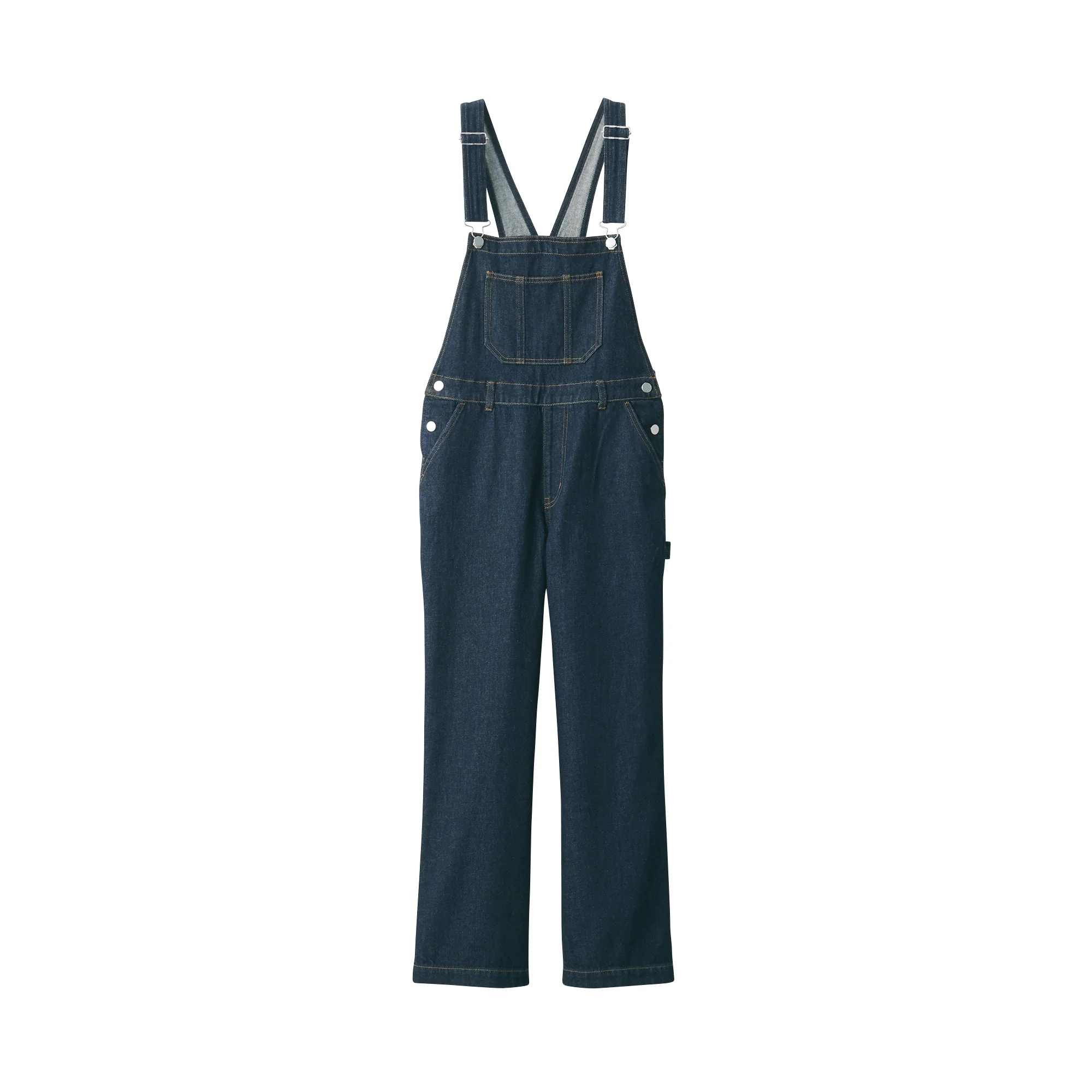 Women's Kapok Blend Denim Overalls - Image 13