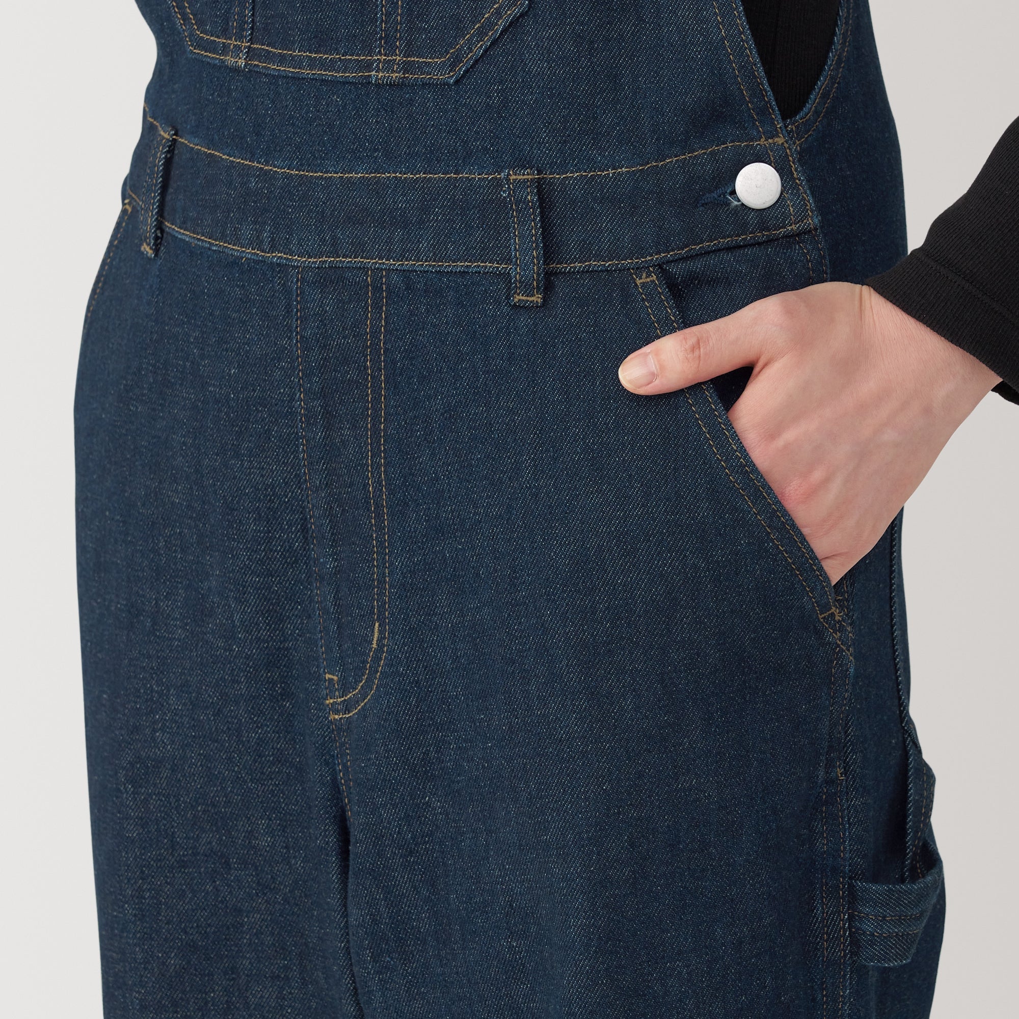 Women's Kapok Blend Denim Overalls - Image 19