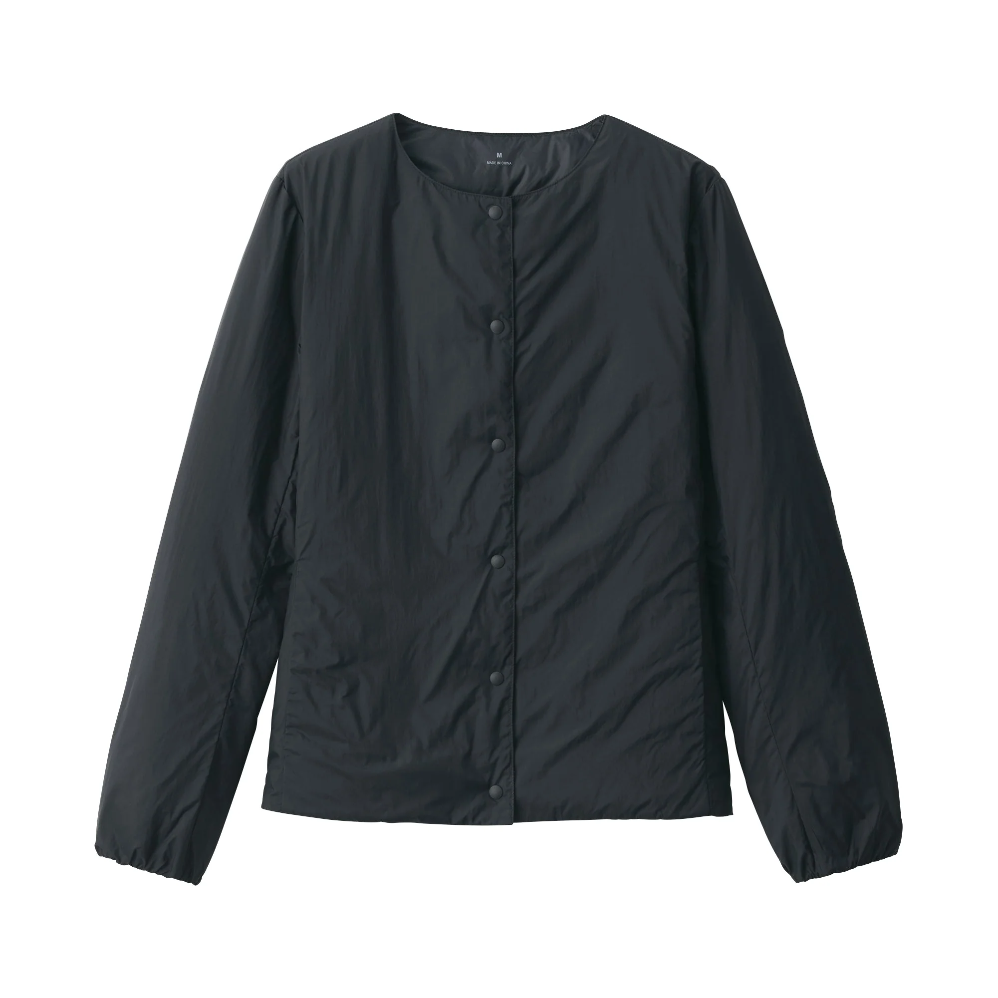 Women's Lightweight Down Collarless Jacket - Image 13