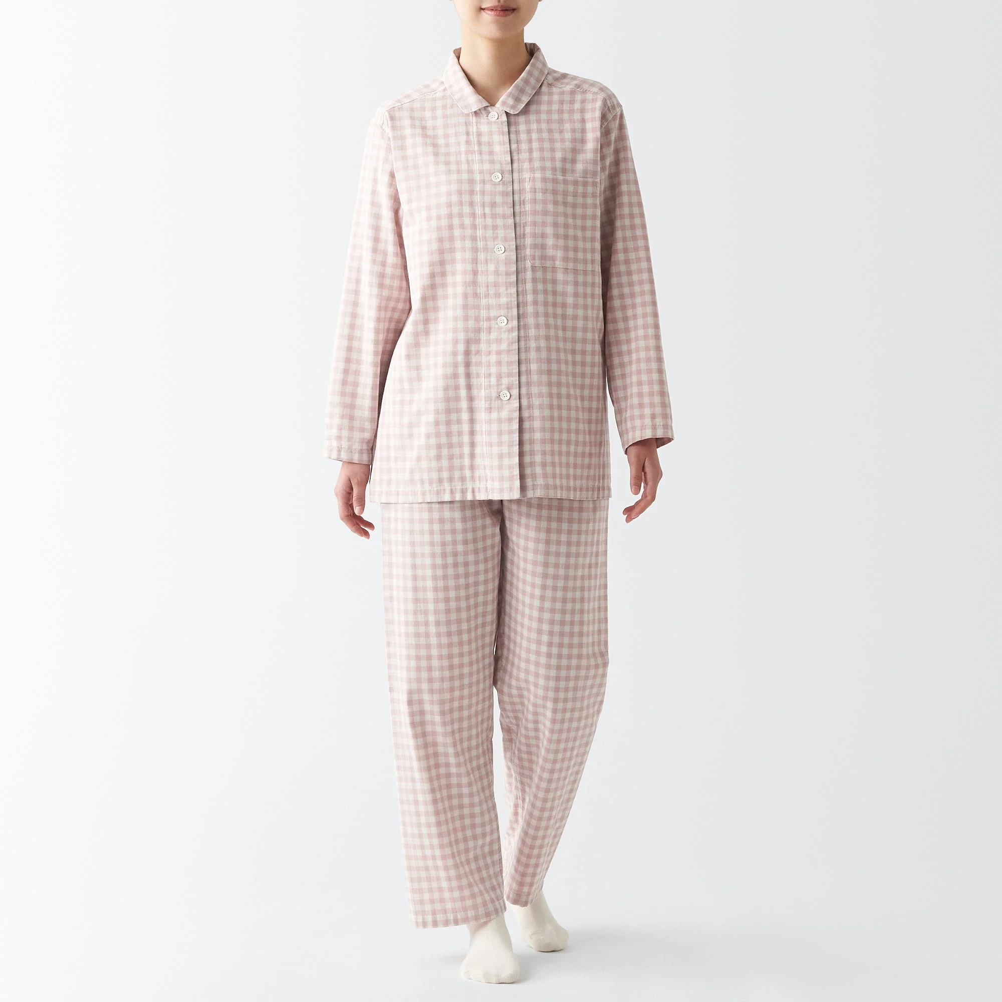 Women's Side Seamless Double Gauze Pajamas - Image 3