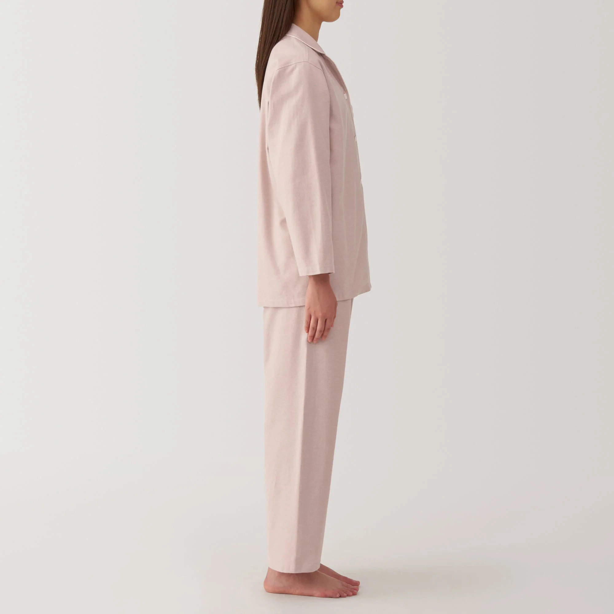 Women's Side Seamless Flannel Pajamas - Image 27