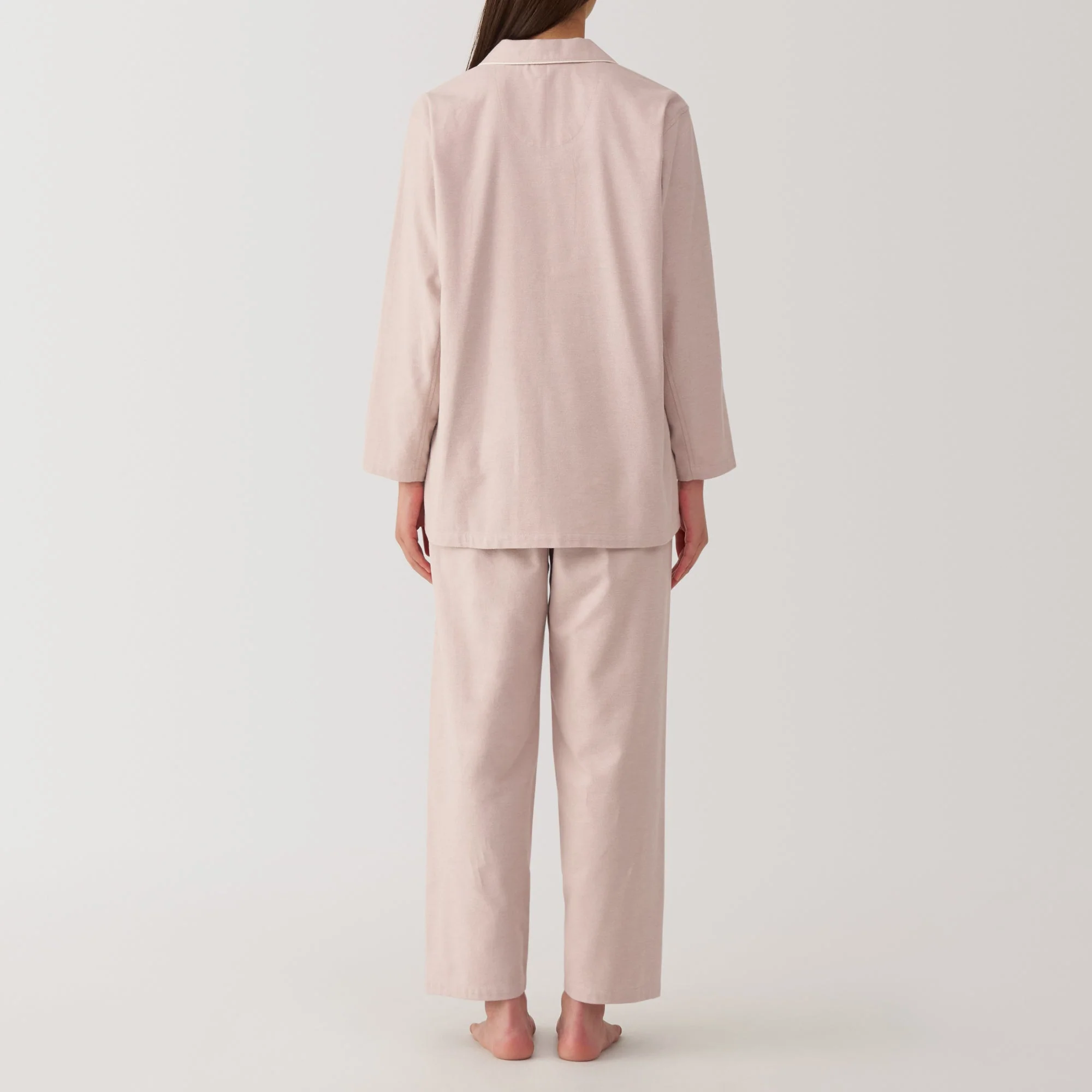 Women's Side Seamless Flannel Pajamas - Image 28