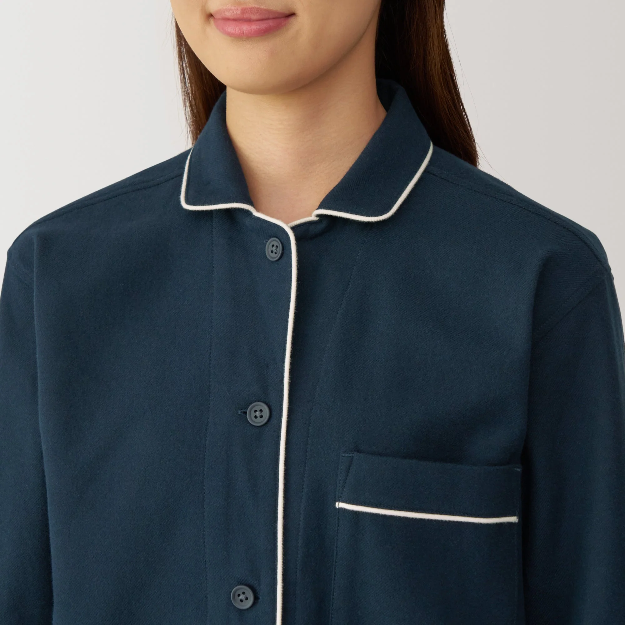 Women's Side Seamless Flannel Pajamas - Image 52