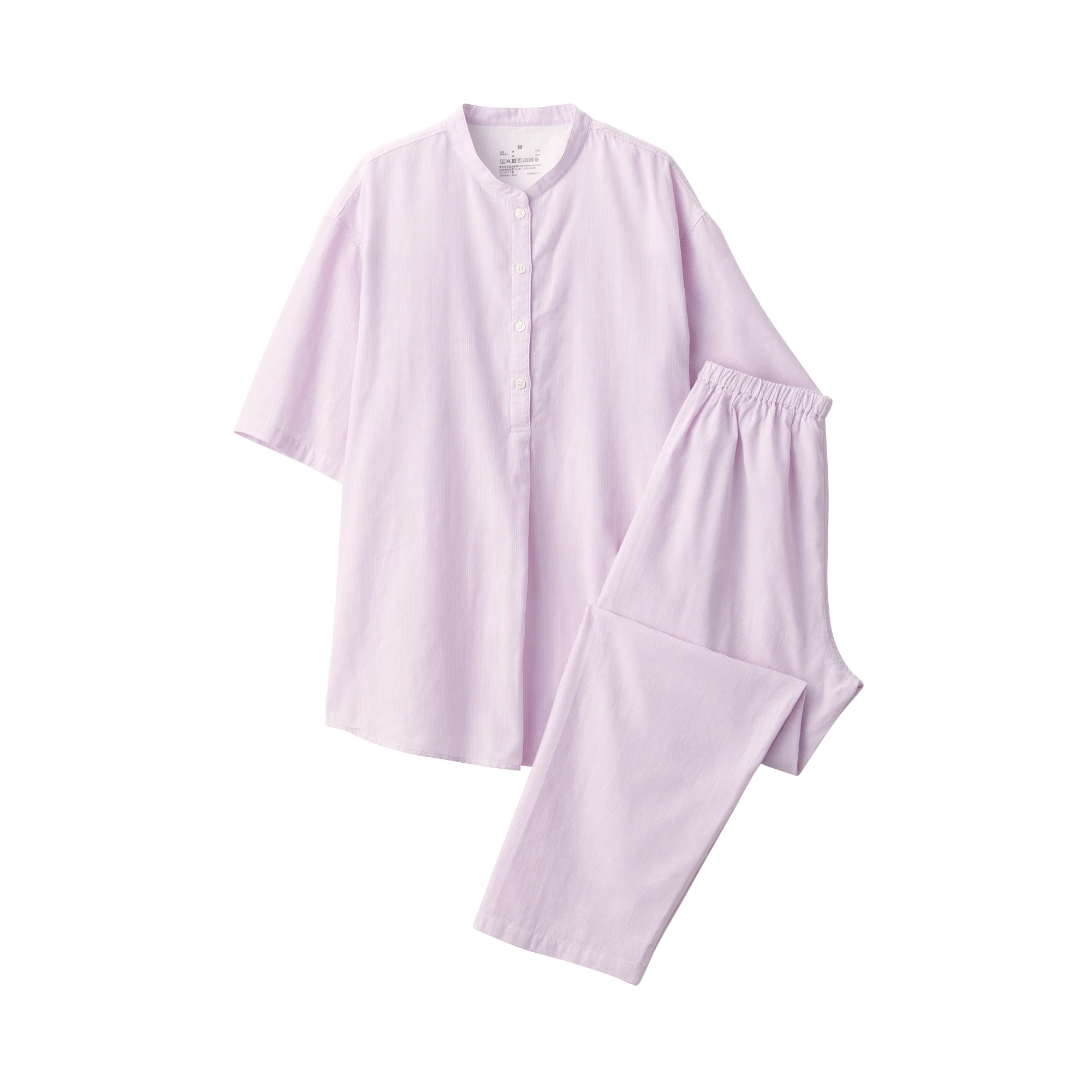 Women's Side Seamless Lightweight Gauze 1/2 Sleeve Pajamas - Image 24