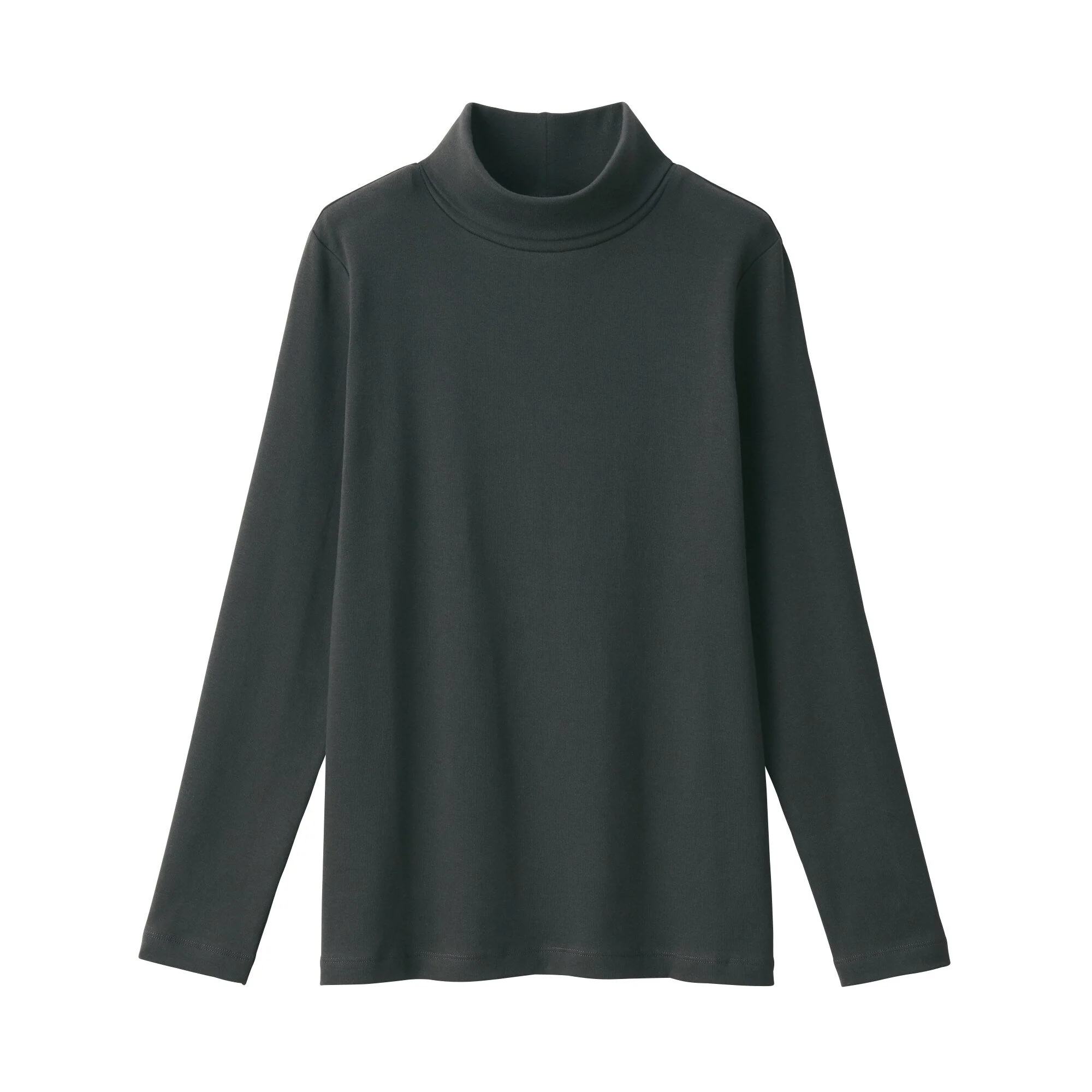 Women's Stretch Ribbed Turtle Neck Long Sleeve T-Shirt - Image 22