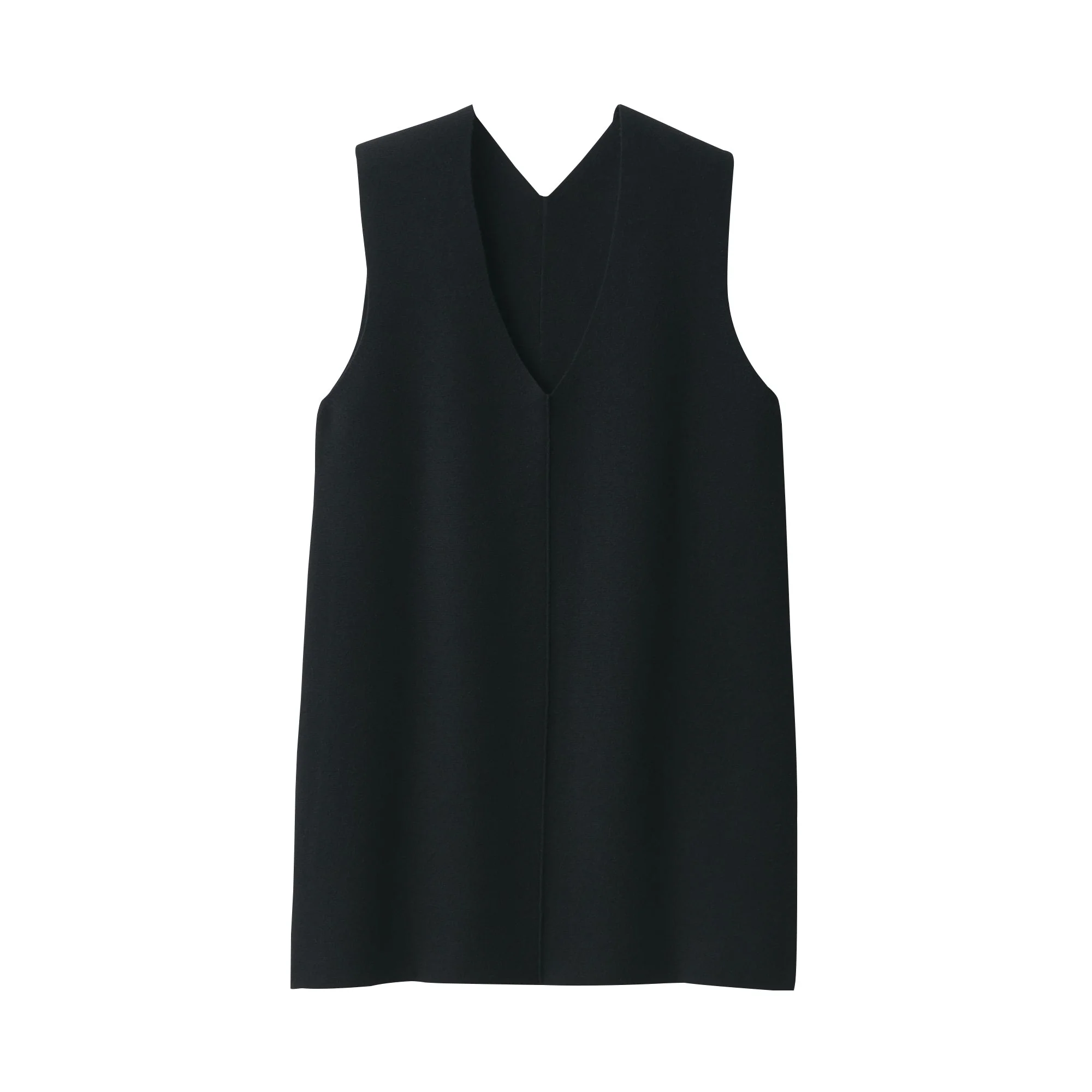 Women's Washable Milano Ribbed Long Vest - Image 2