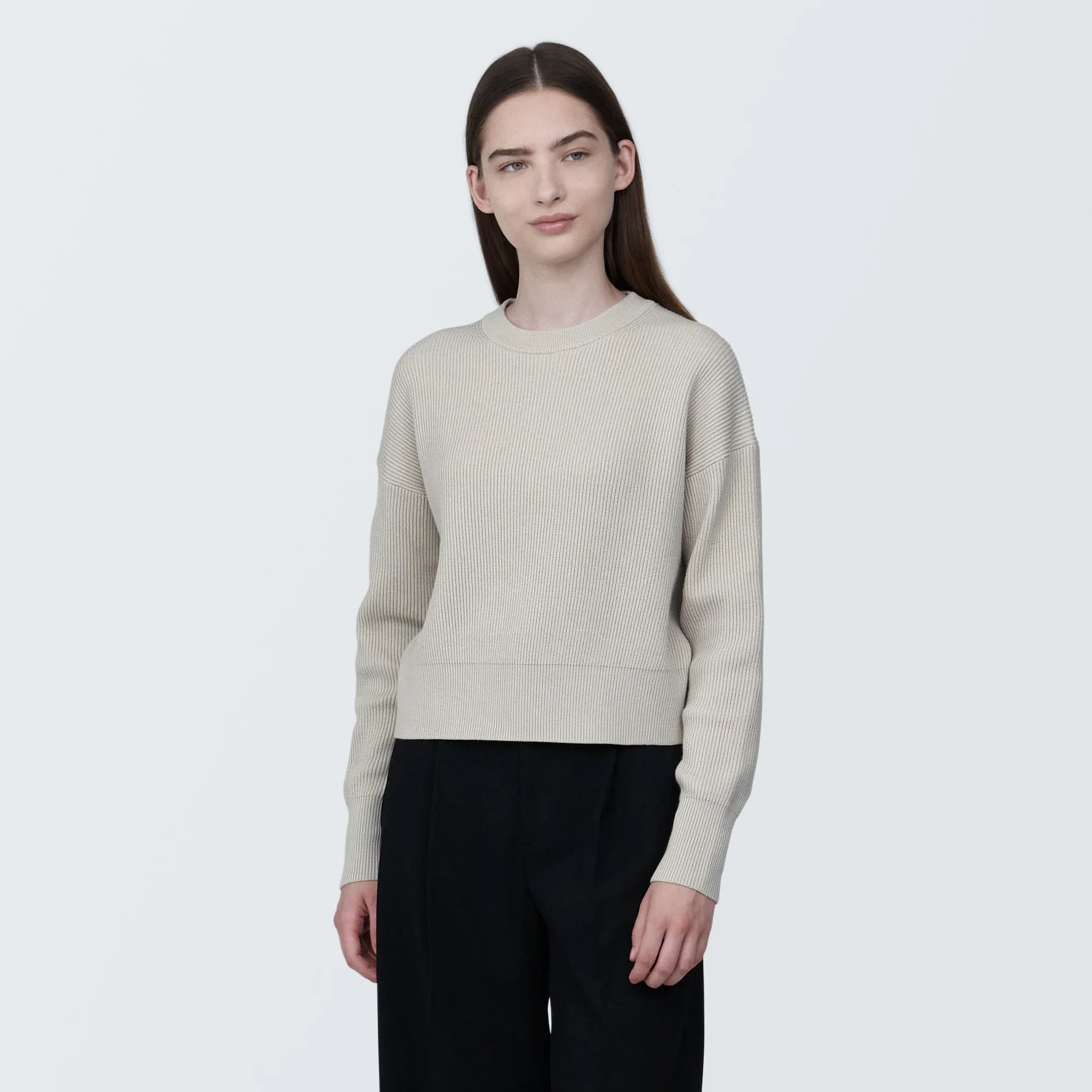Women's Washable Rib Knit Short Sweater - Image 17