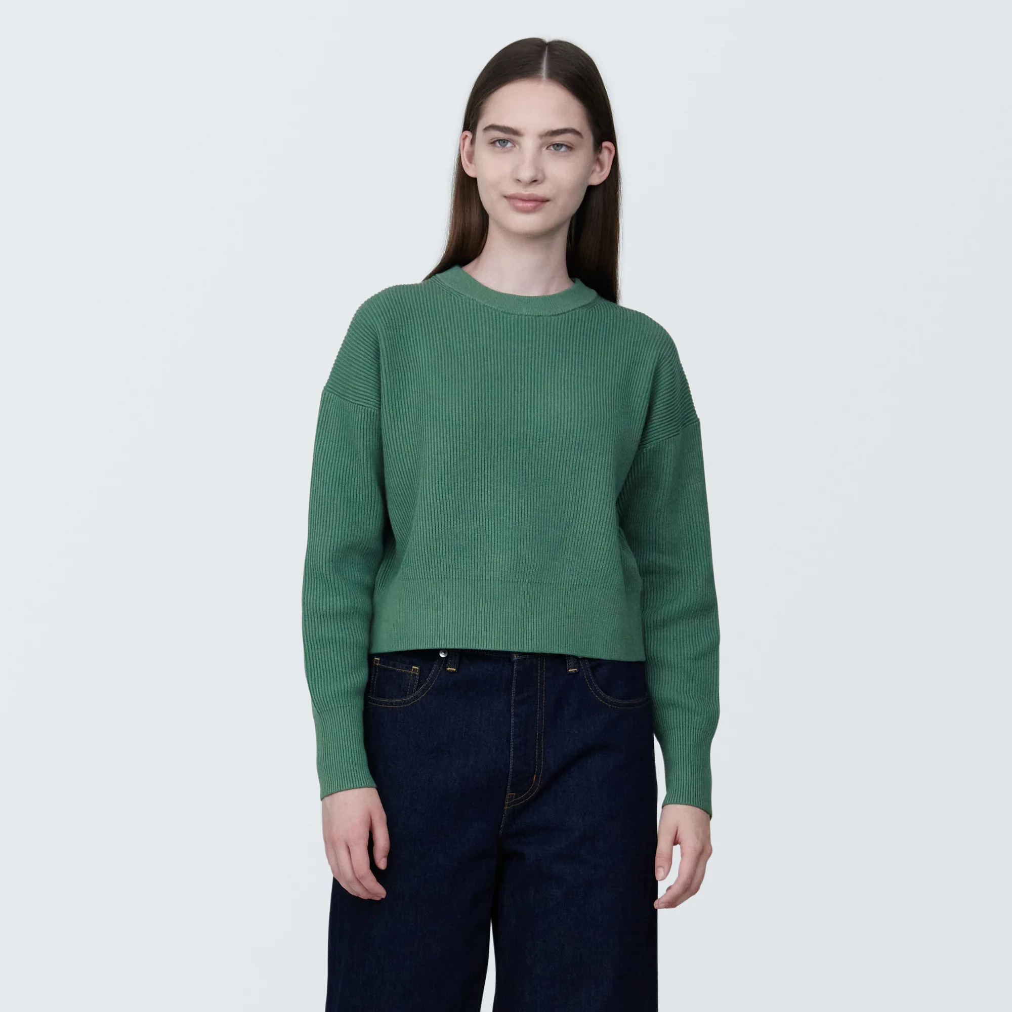 Women's Washable Rib Knit Short Sweater - Image 31