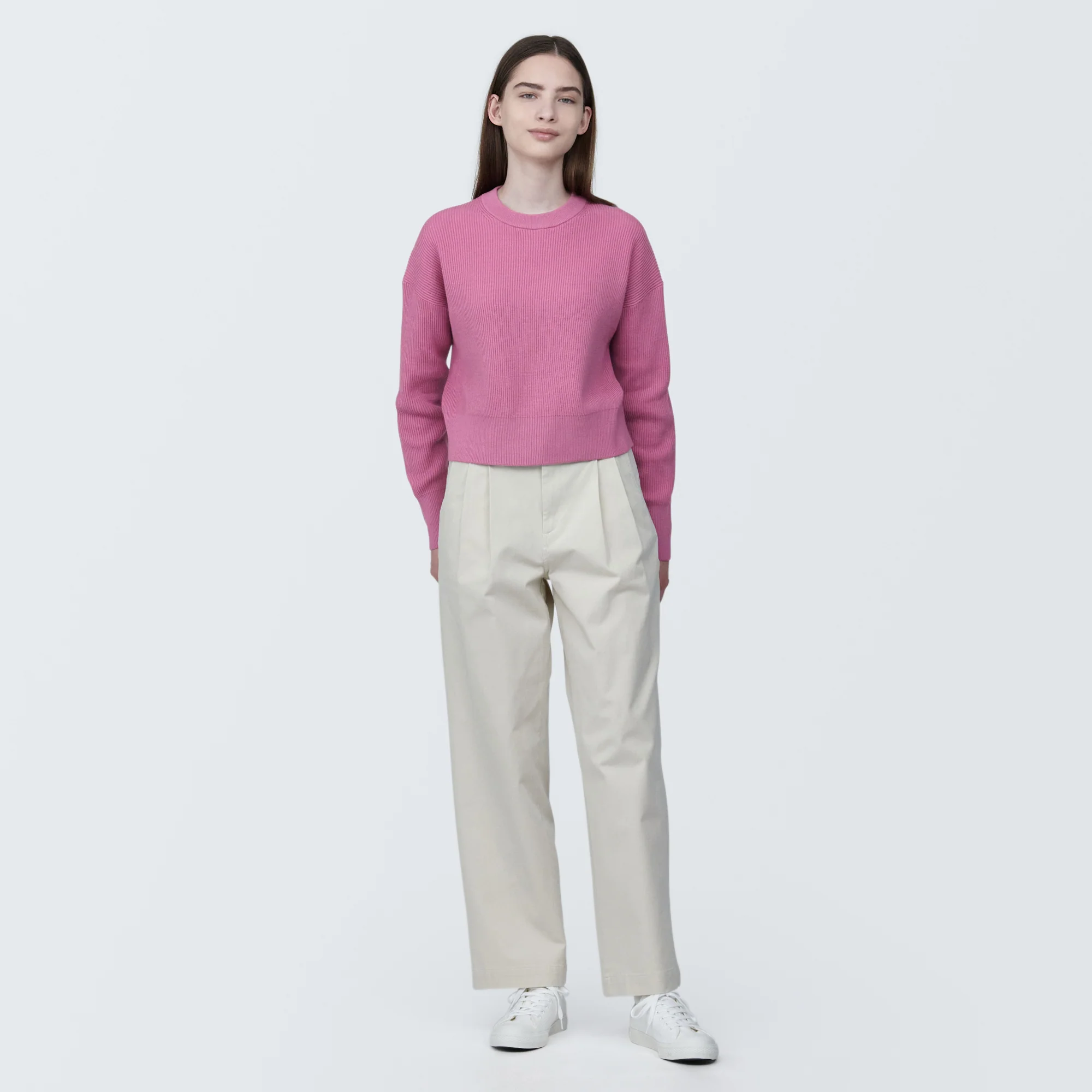 Women's Washable Rib Knit Short Sweater - Image 4