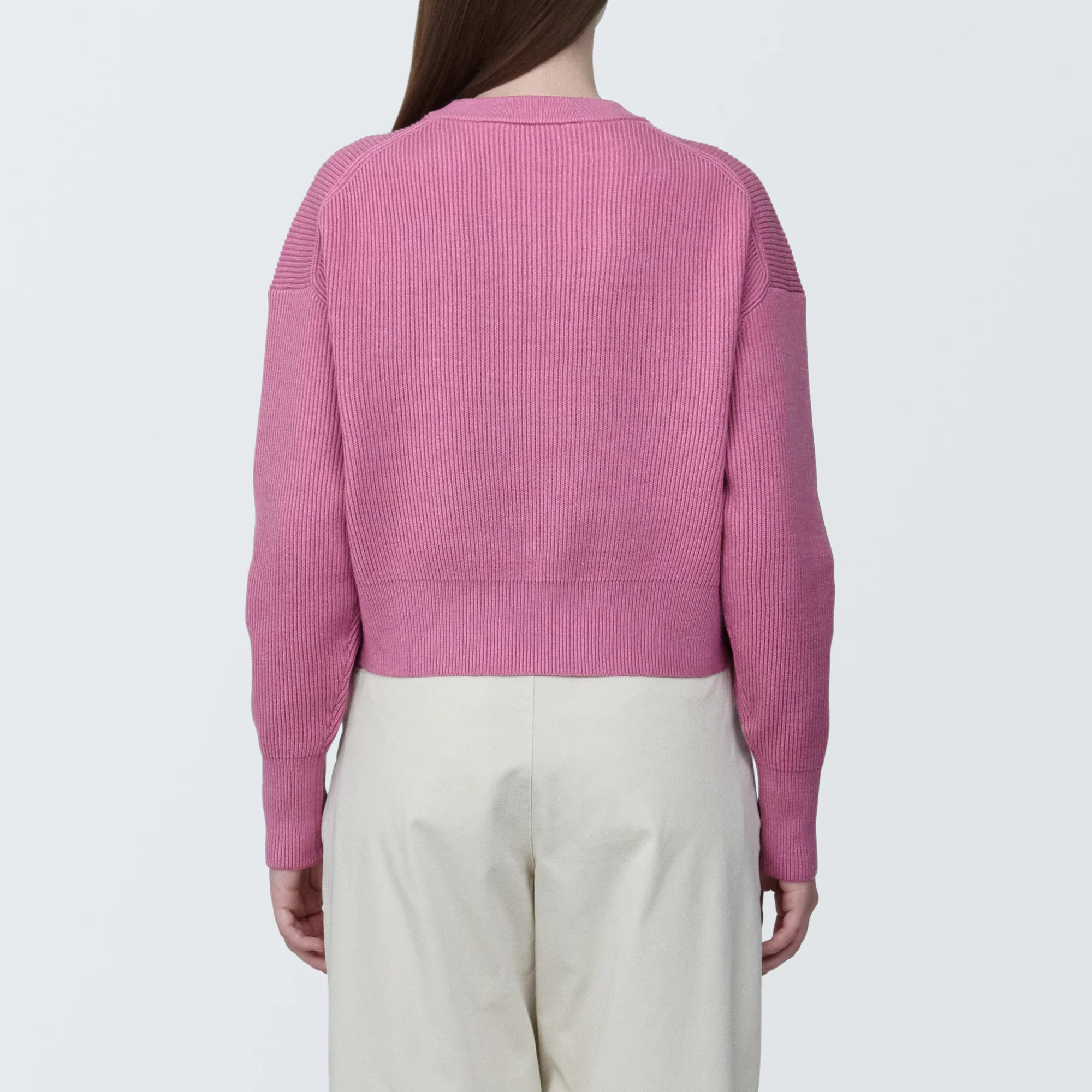 Women's Washable Rib Knit Short Sweater - Image 6