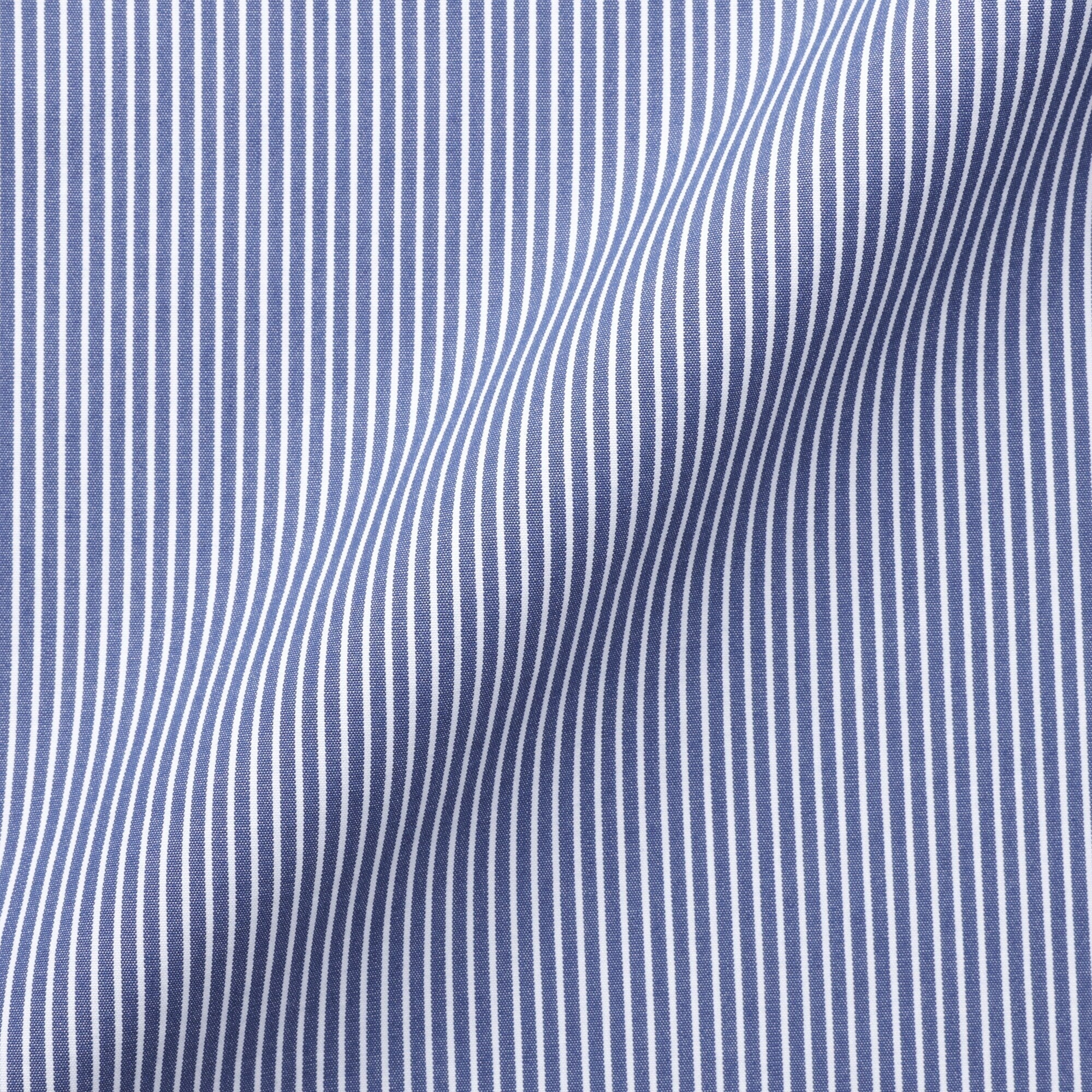 Women's Washed Broadcloth Regular Collar Long Sleeve Striped Shirt - Image 10