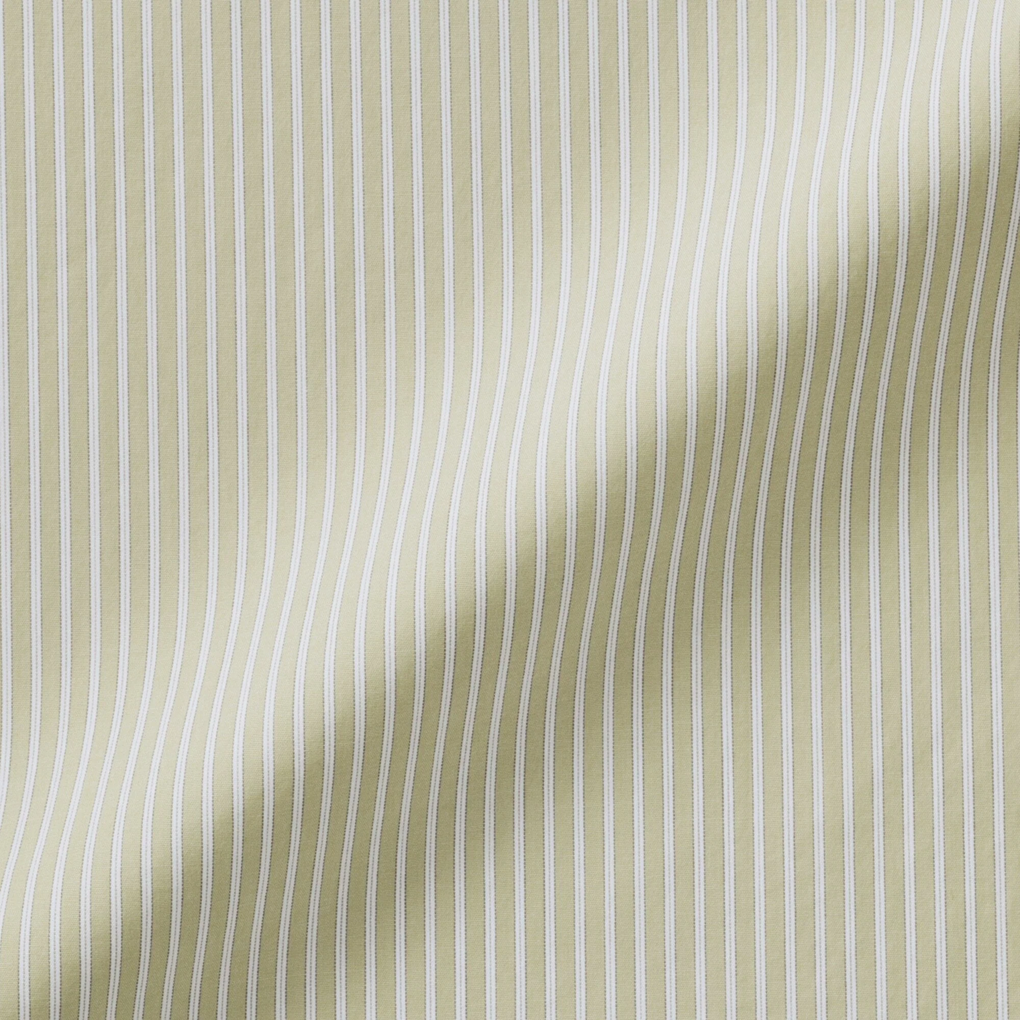 Women's Washed Broadcloth Regular Collar Long Sleeve Striped Shirt - Image 37