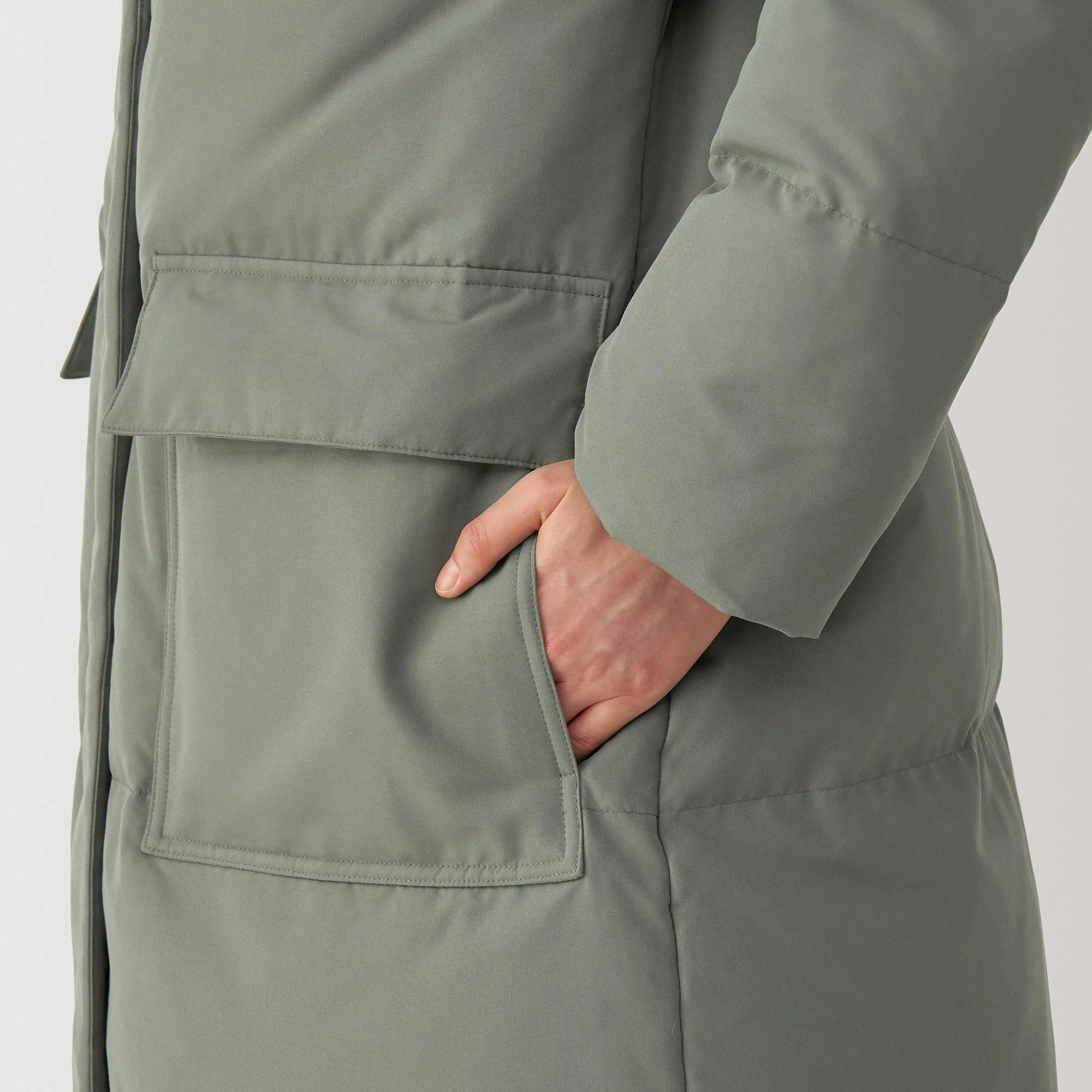 Women's Water Repellent Down Coat - Image 13