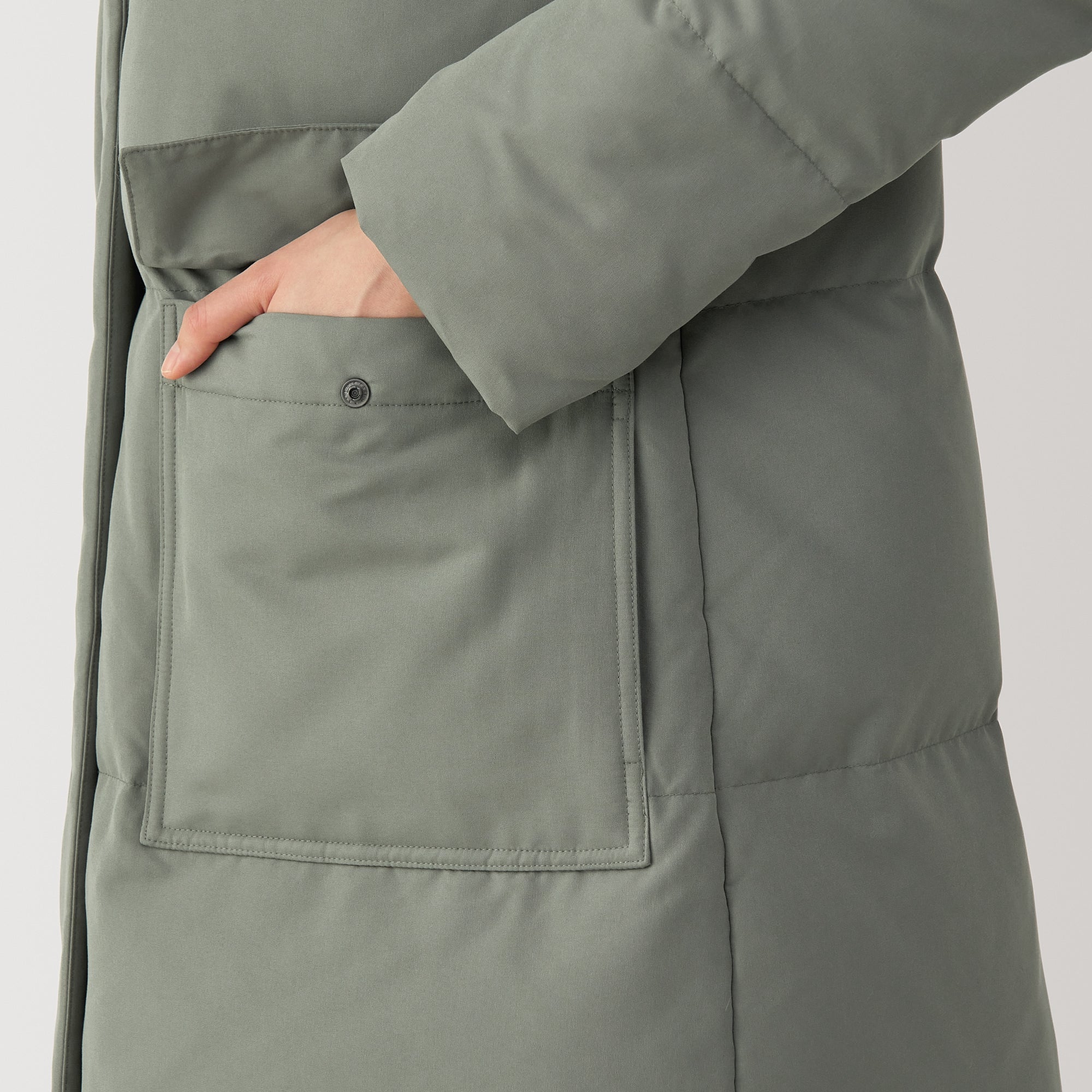 Women's Water Repellent Down Coat - Image 14
