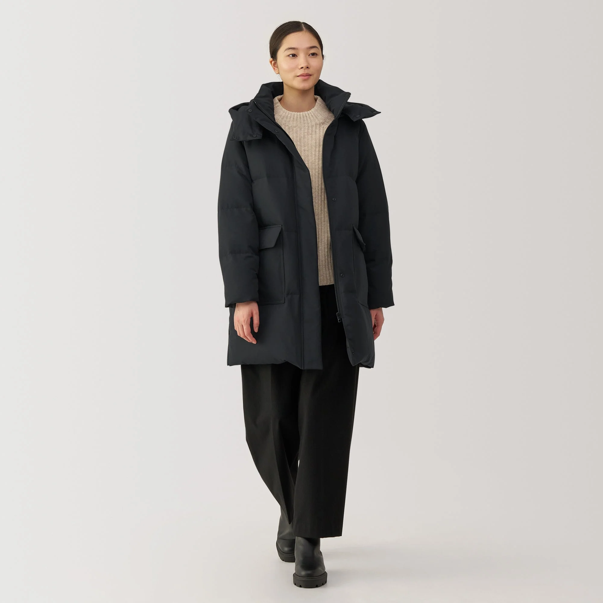 Women's Water Repellent Down Coat - Image 35