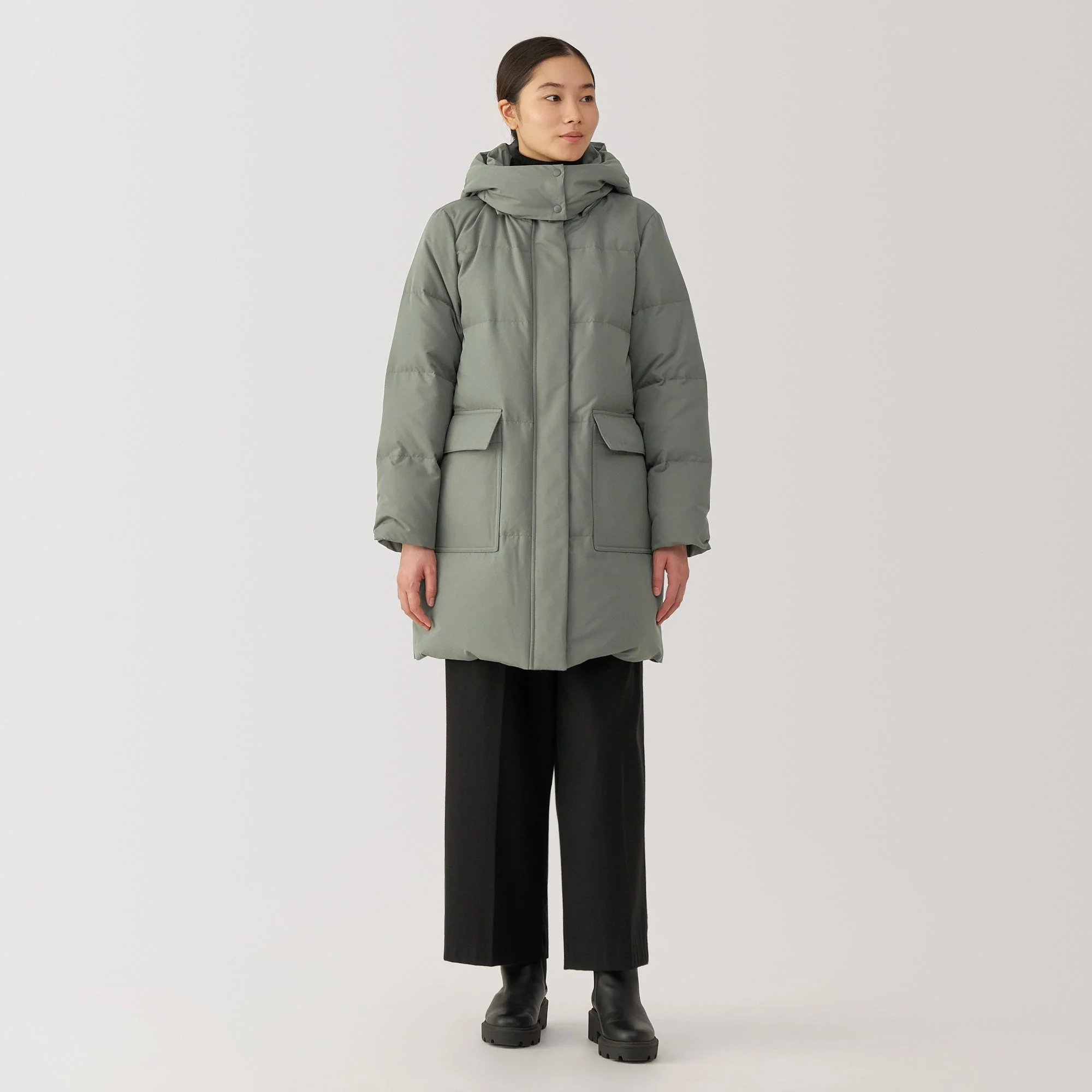 Women's Water Repellent Down Coat - Image 4
