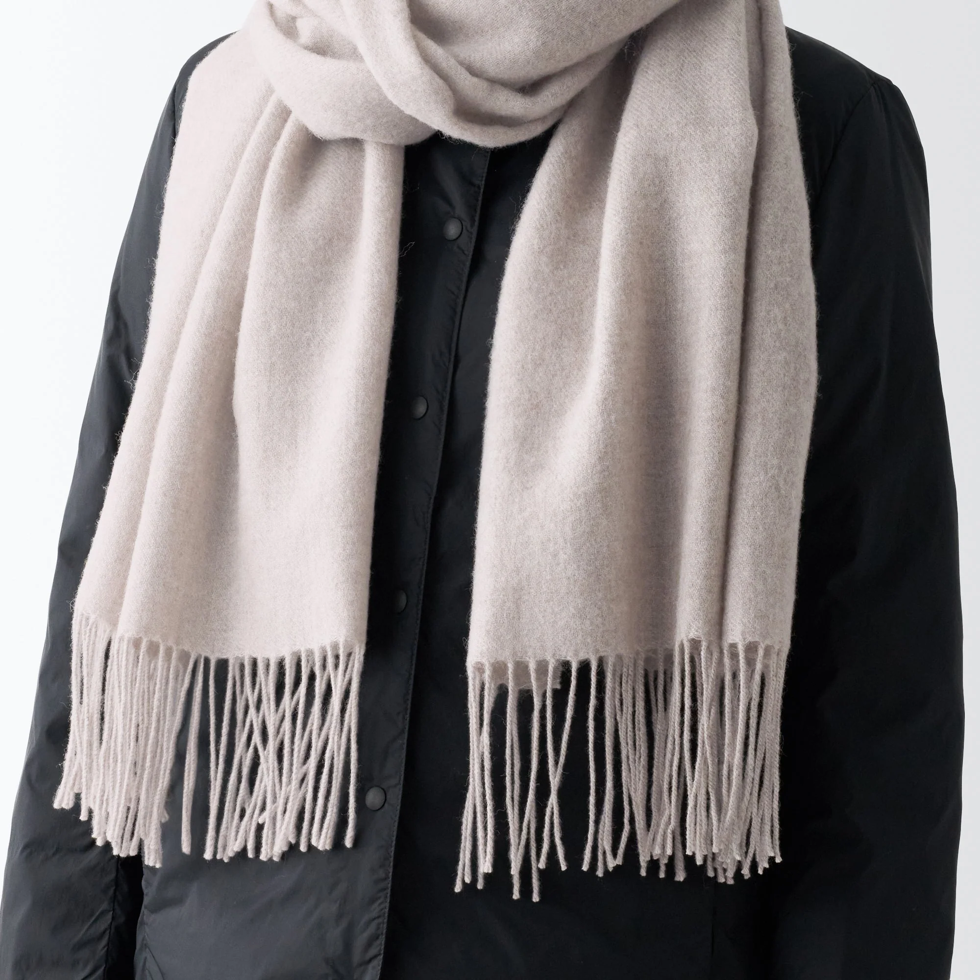 Wool 2-way Large Stole - Image 8