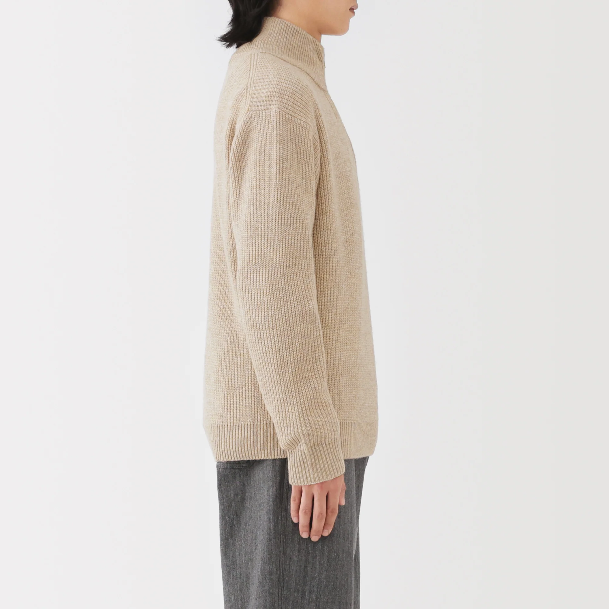 Wool Half Zip Sweater - Image 12